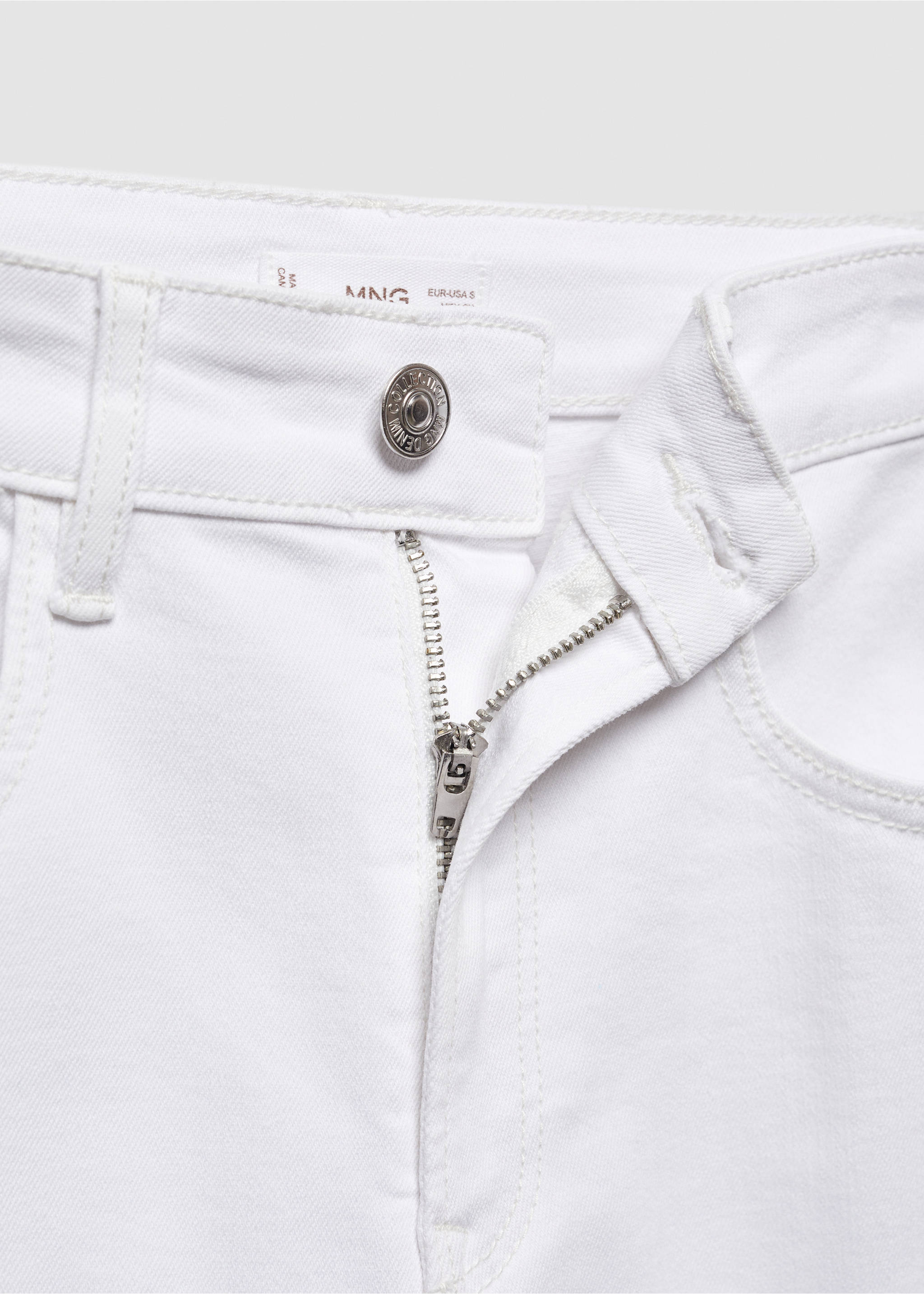 Skinny jeans - Details of the article 8, White. Ref: 67000678-00.