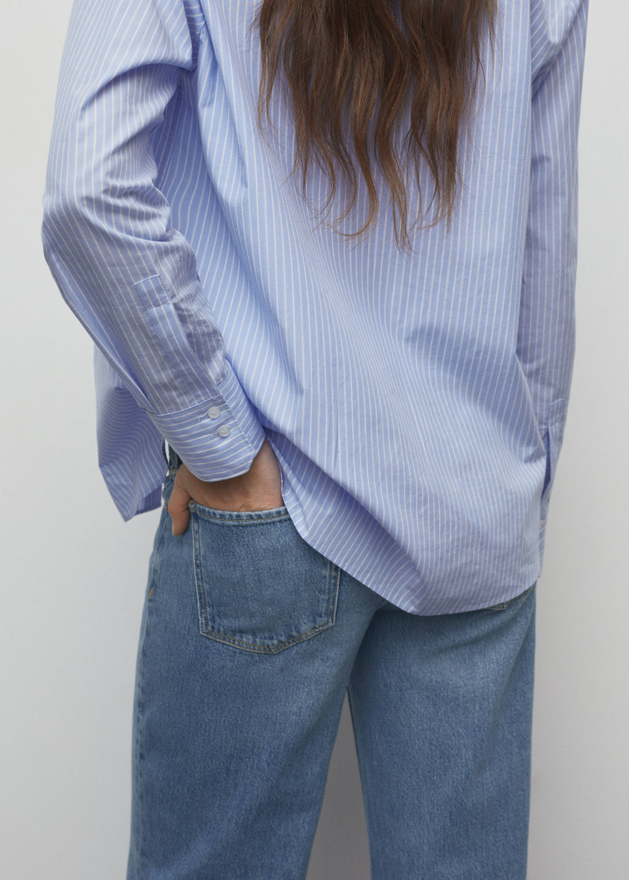 Maternity wide leg jeans - Details of the article 4