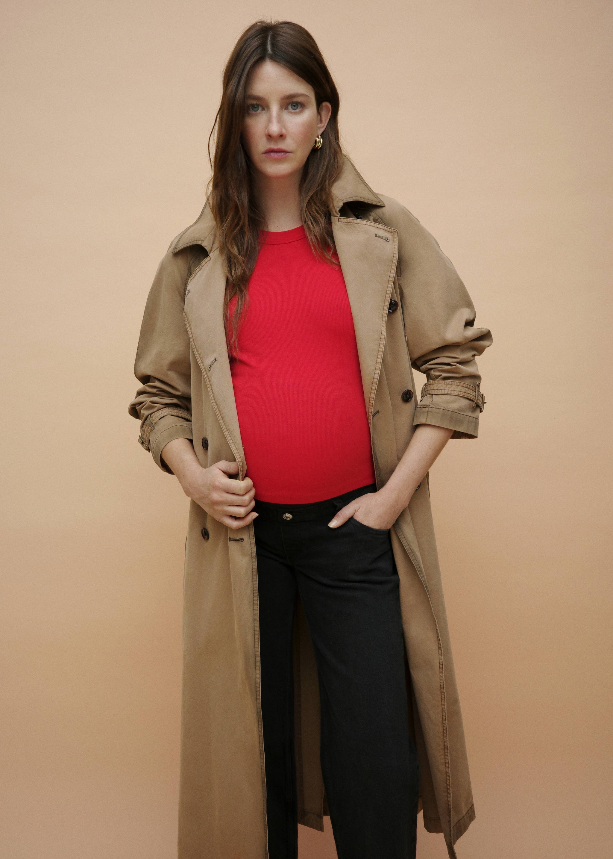 Maternity wide leg jeans - Details of the article 7