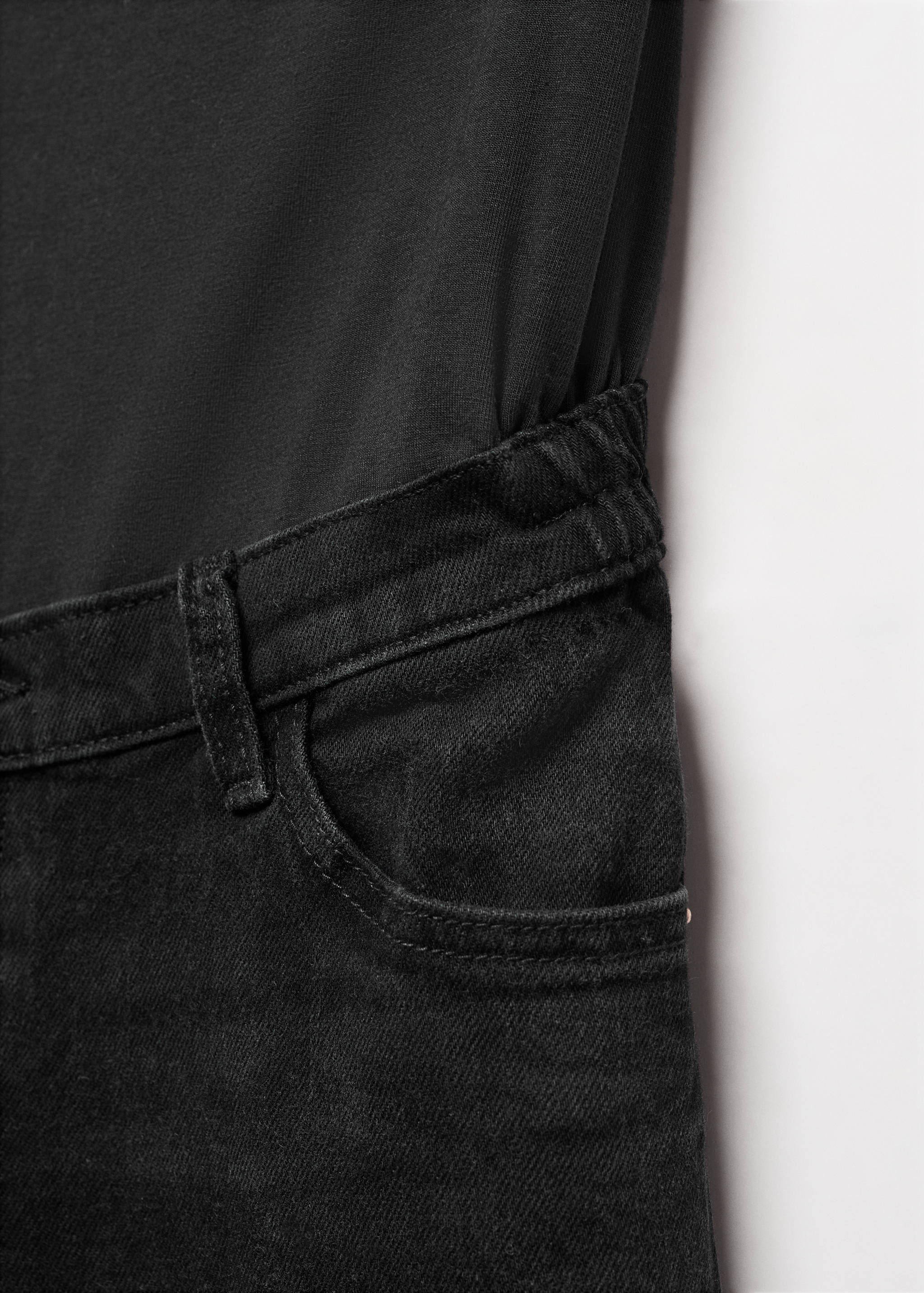 Maternity wide leg jeans - Details of the article 8