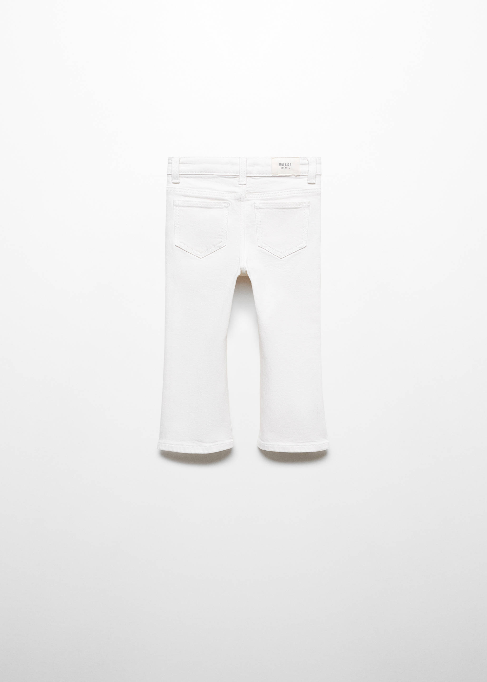 Buttons flare jeans - Reverse of the article