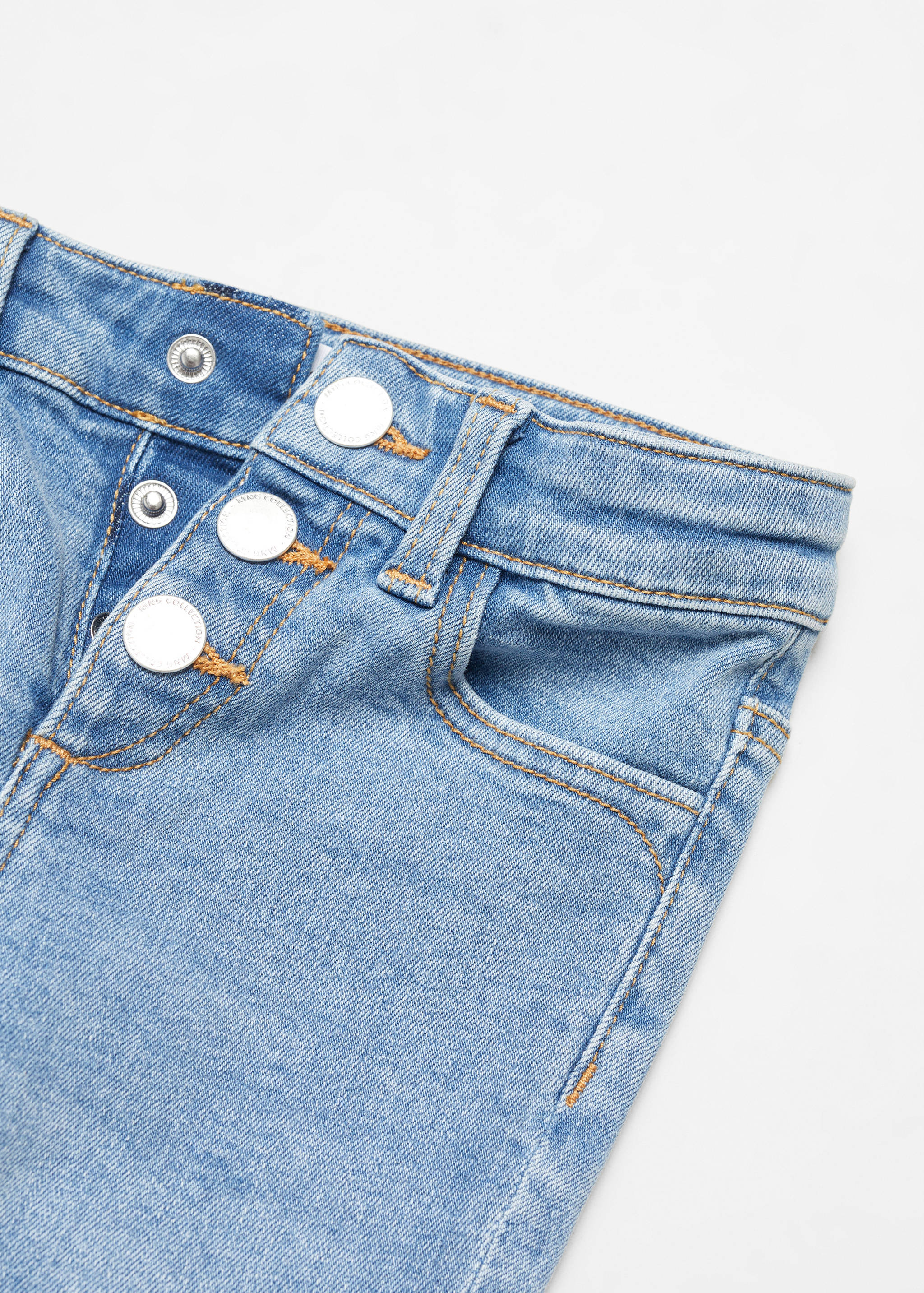 Buttons flare jeans - Details of the article 8