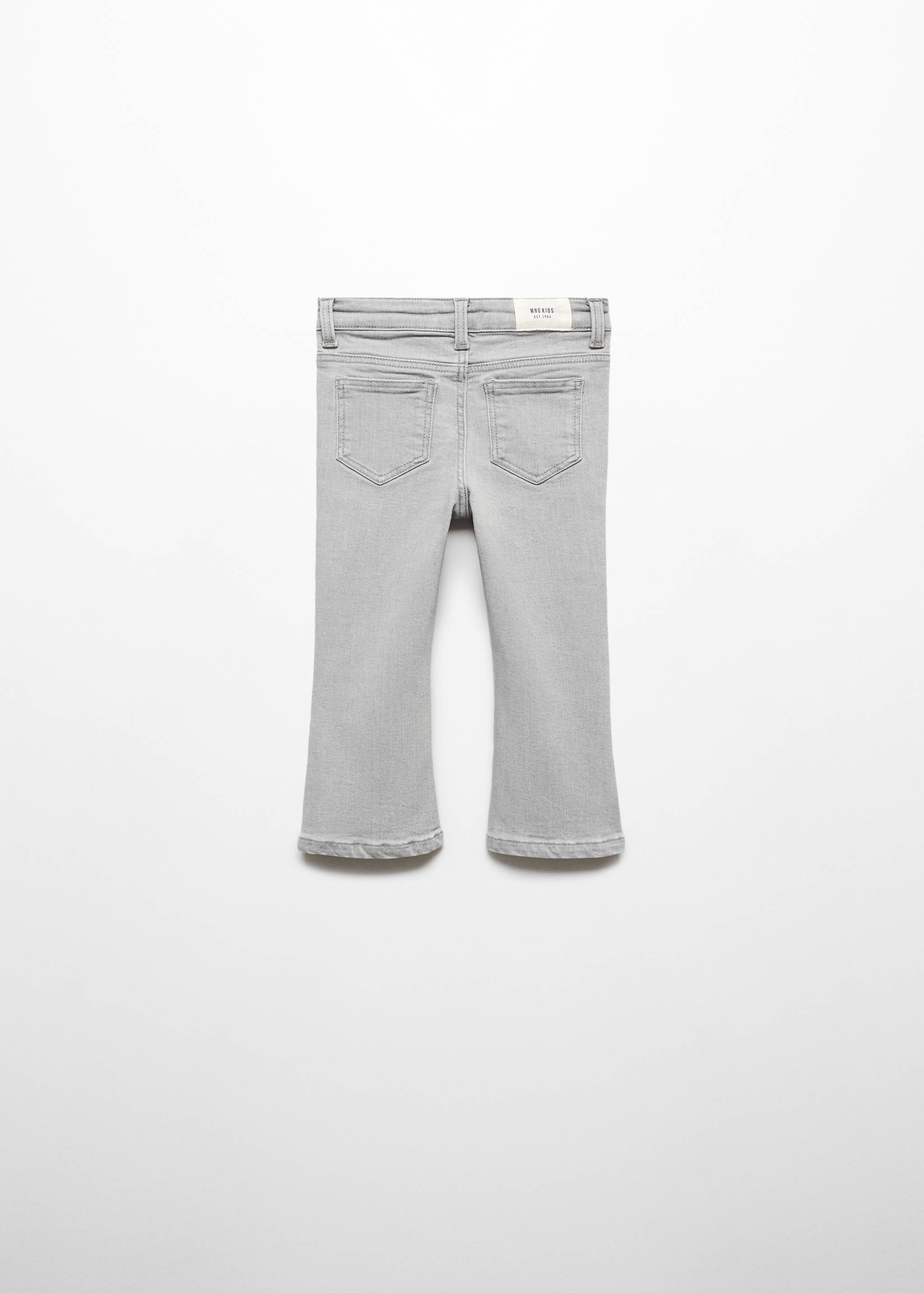 Buttons flare jeans - Reverse of the article