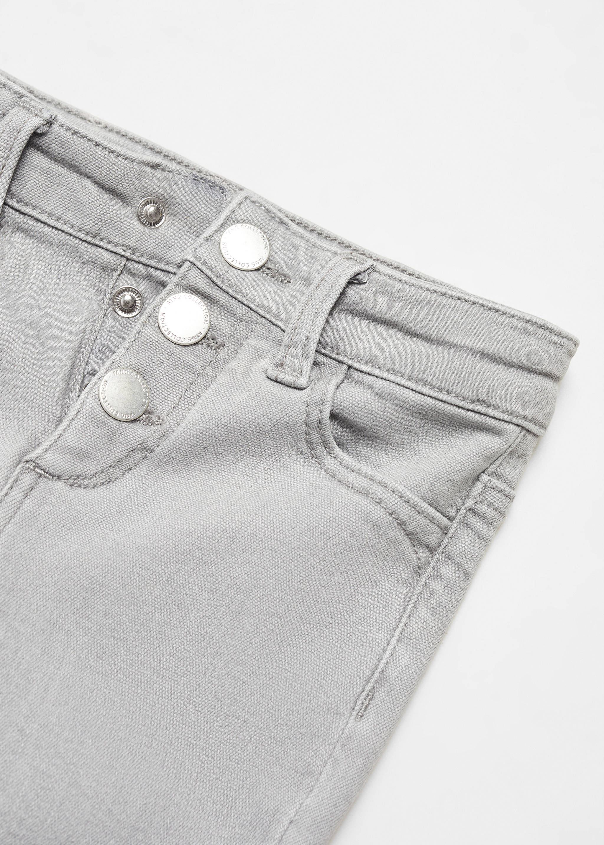 Buttons flare jeans - Details of the article 8