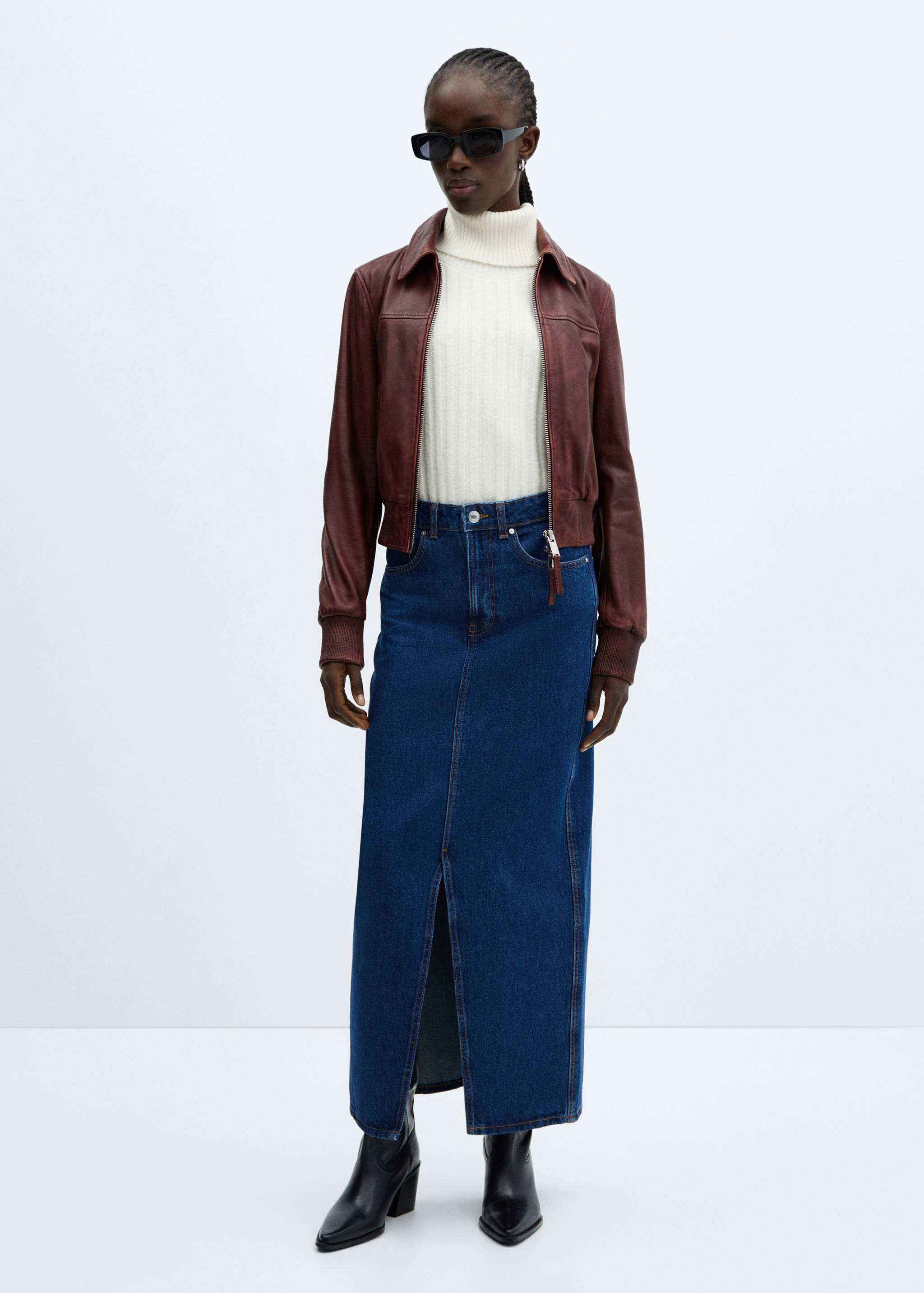 100% leather jacket - General plane