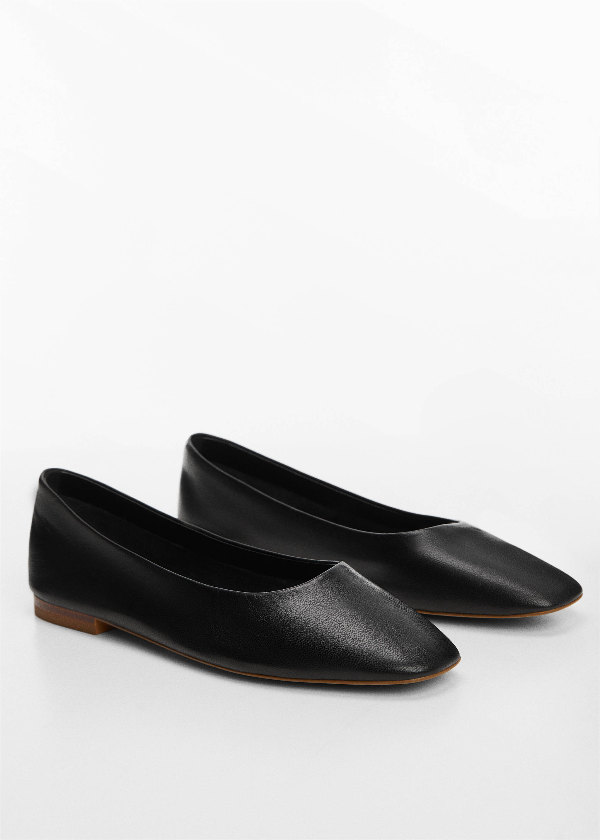 Leather ballet flats - Medium plane