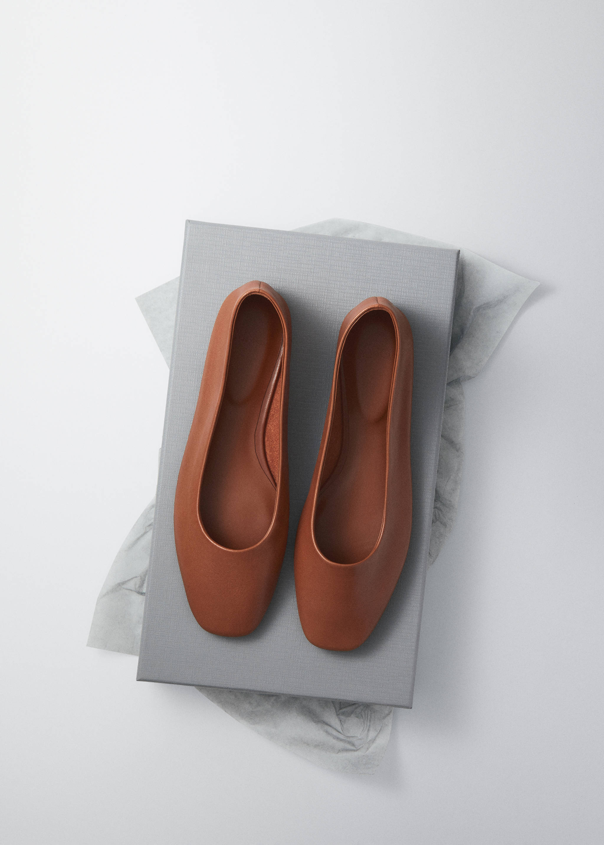 Leather ballet flats - Details of the article 8