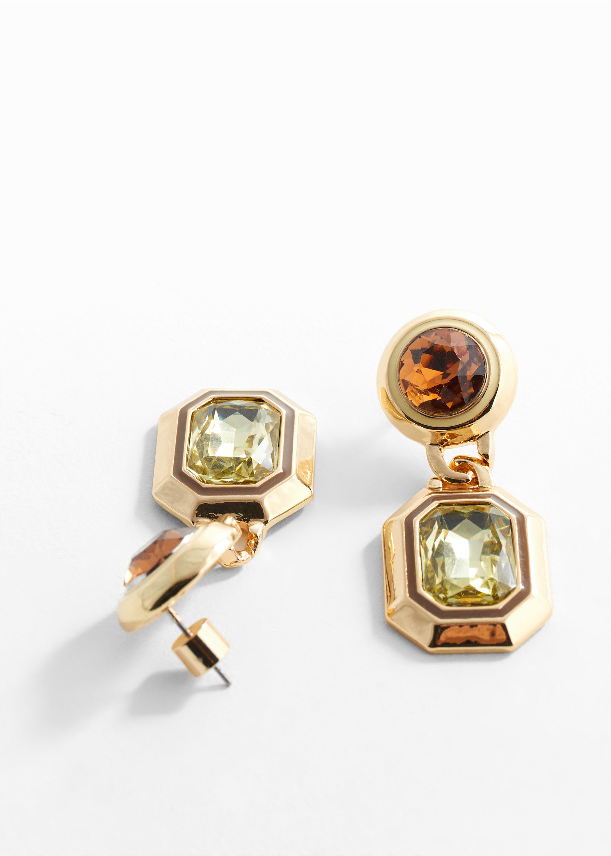 Faceted crystal earrings - Details of the article 1