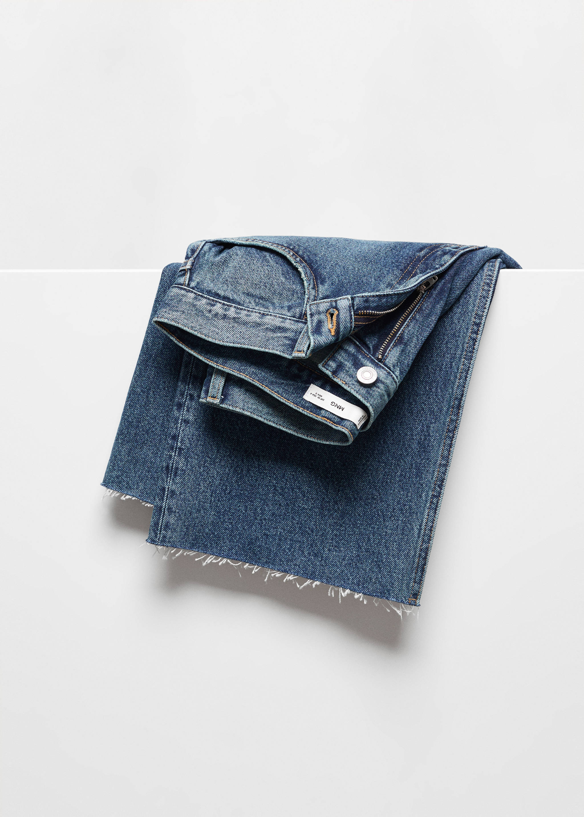 High-waisted wideleg jeans - Details of the article 8