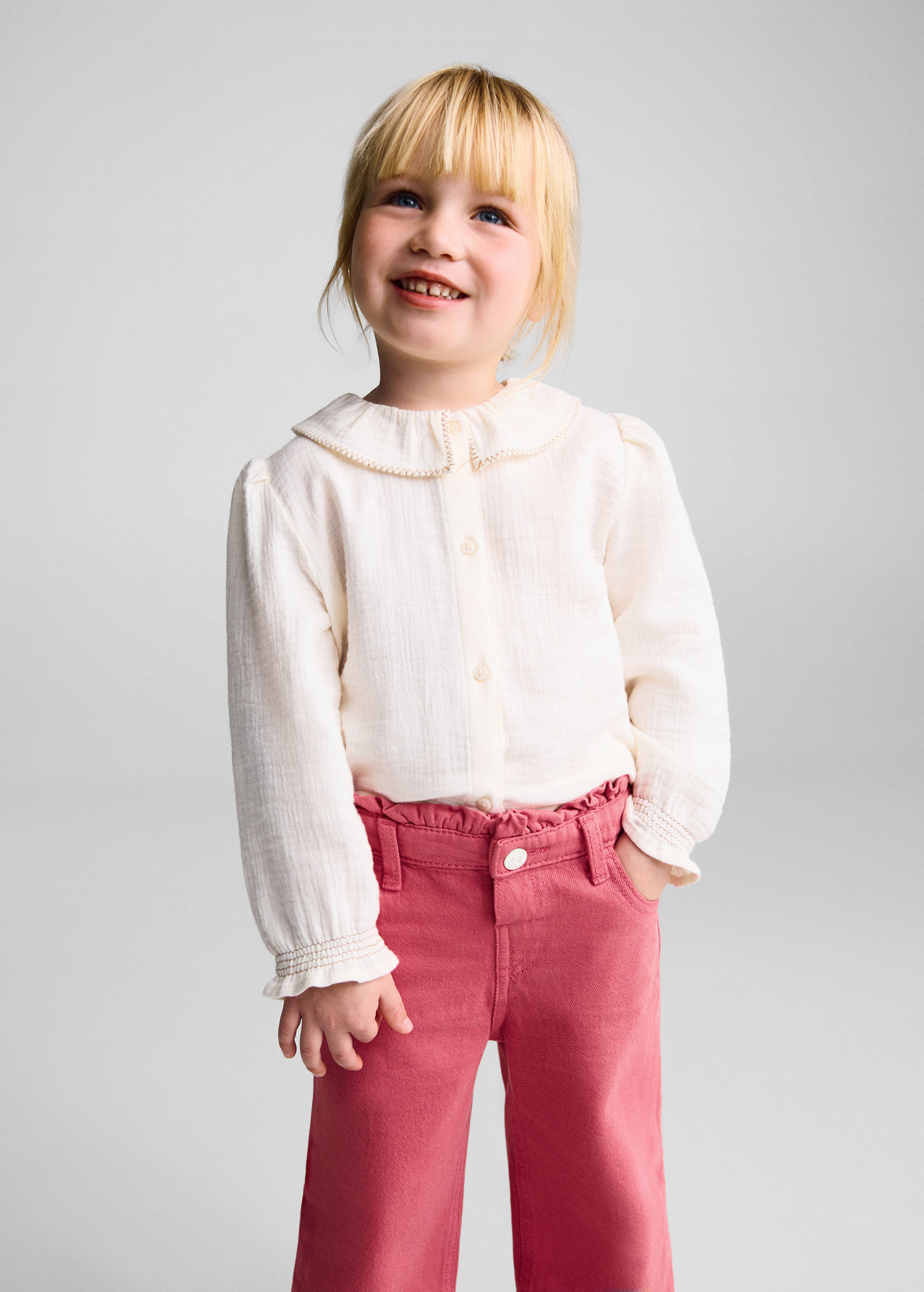 Jean paperbag coton - Plan moyen