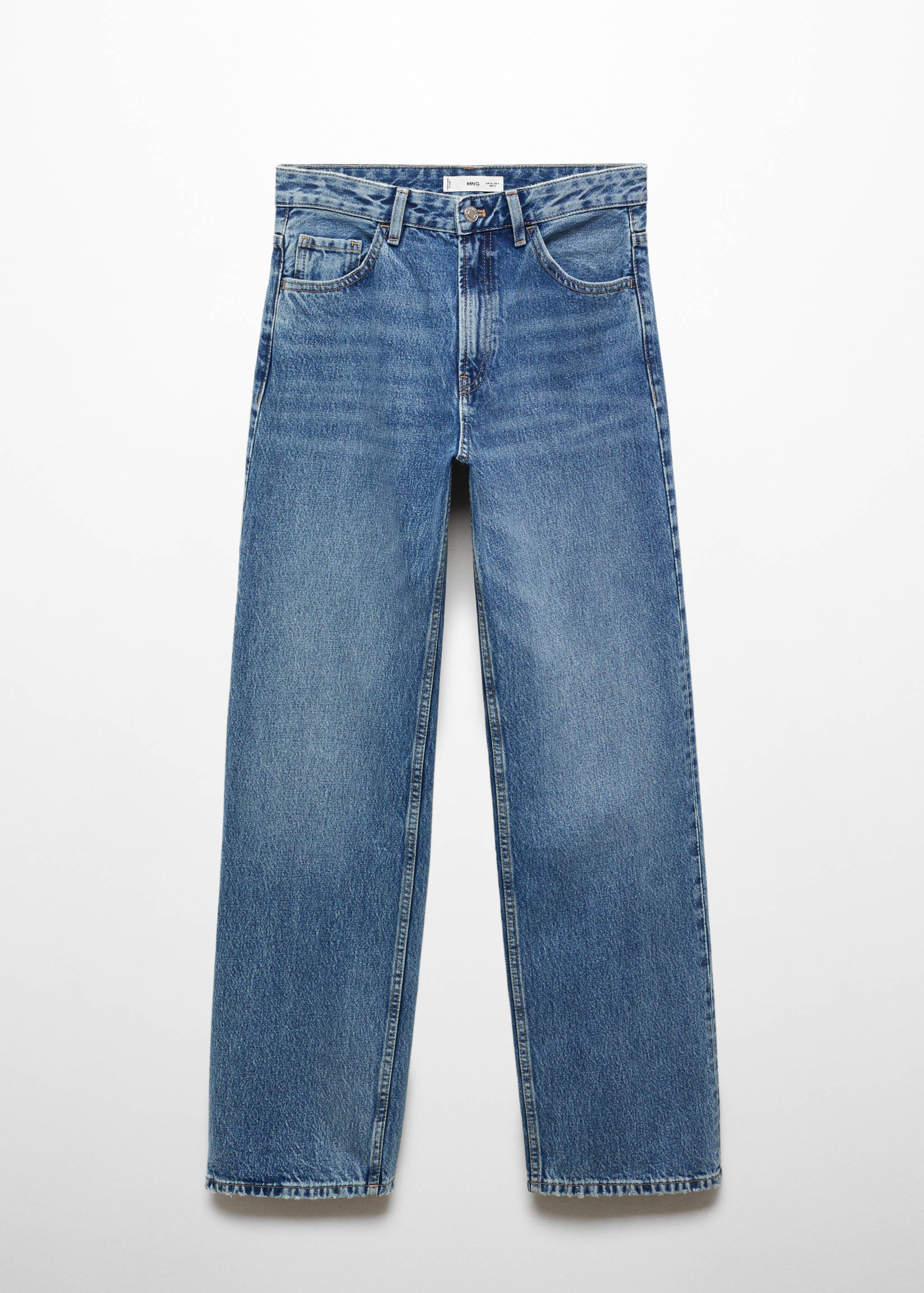 Mid-rise straight jeans - Article without model