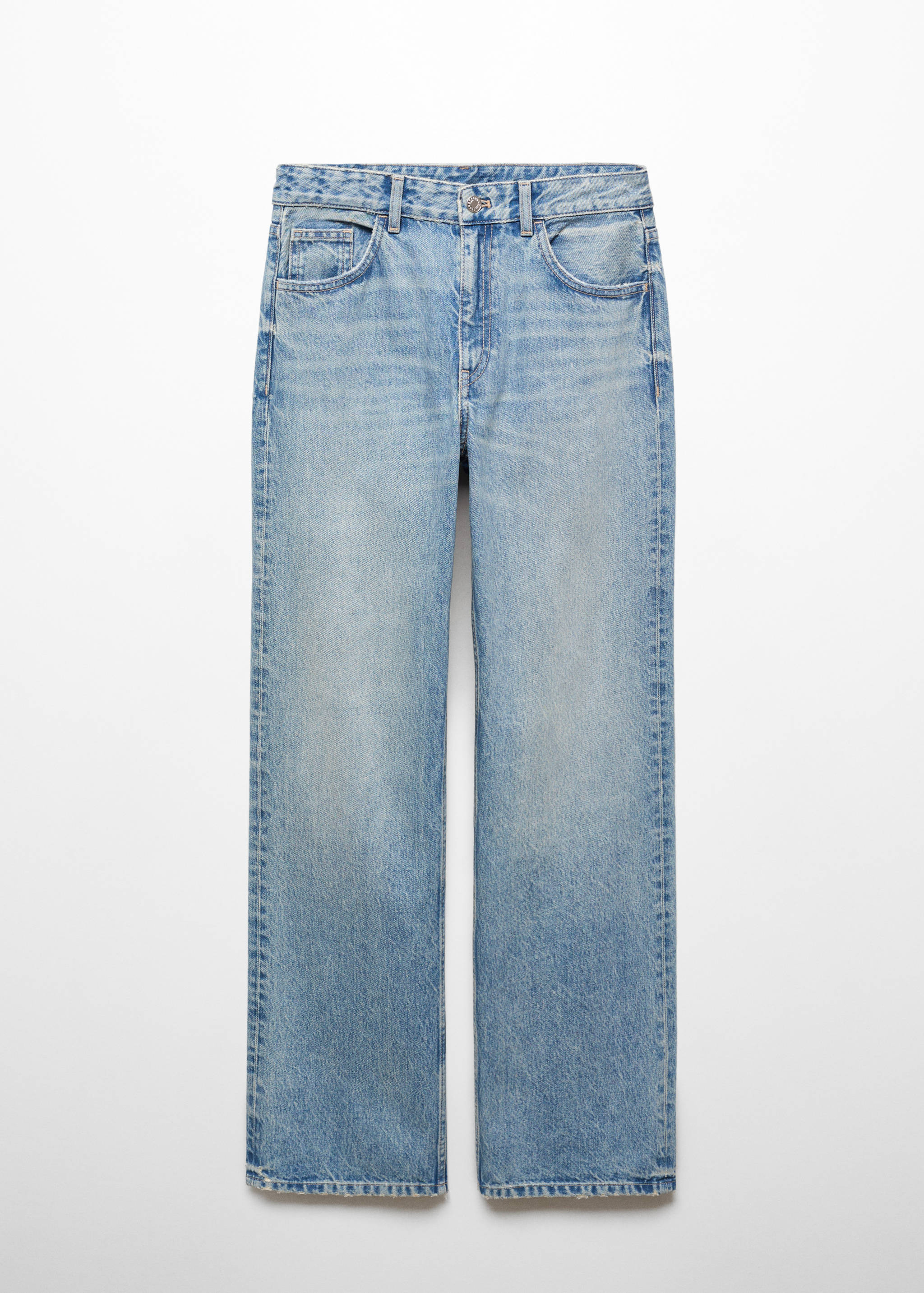 Mid-rise straight jeans - Article without model