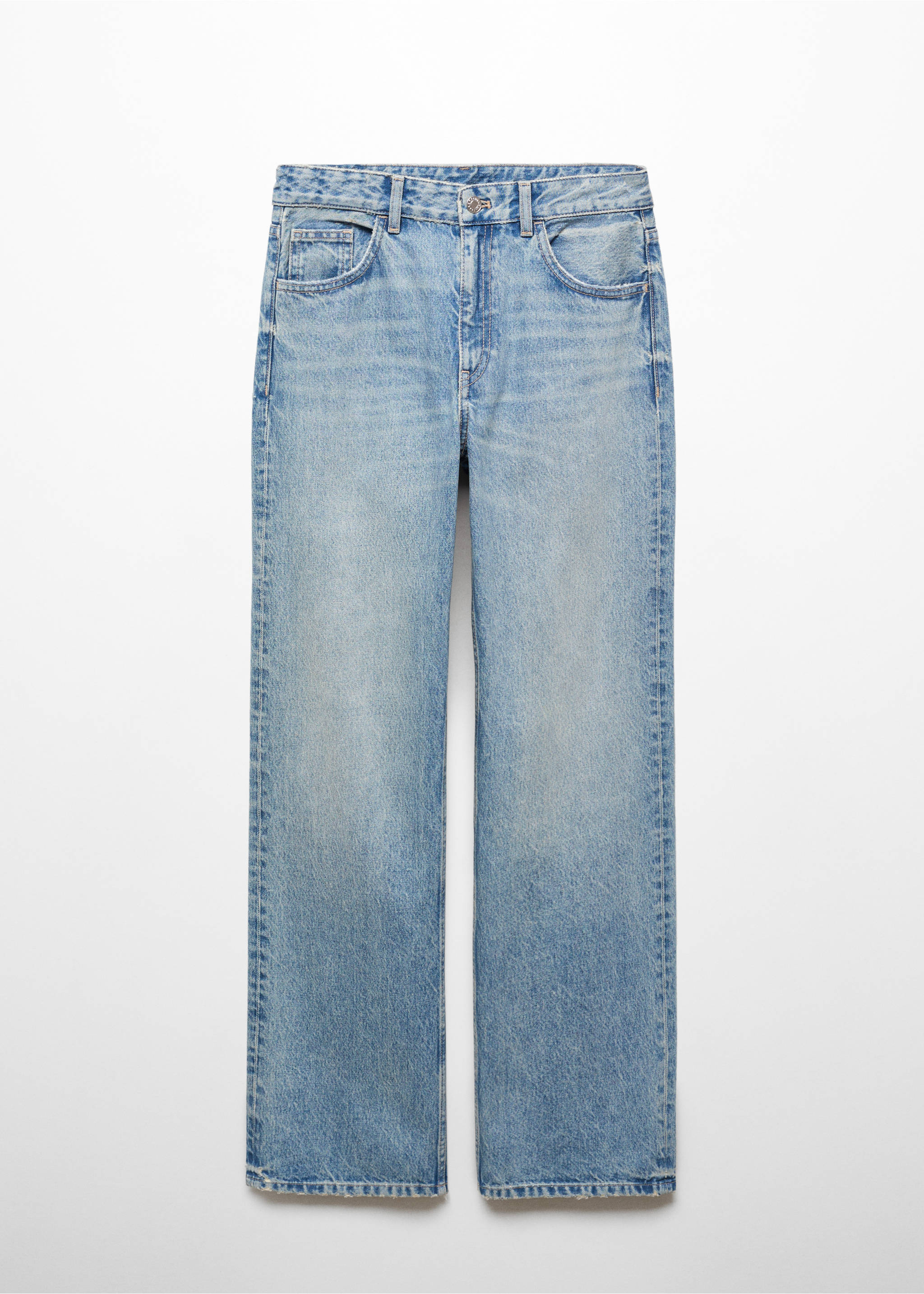 Mid-rise straight jeans - Article without model, Light Vintage Blue. Ref: 67003273-00.