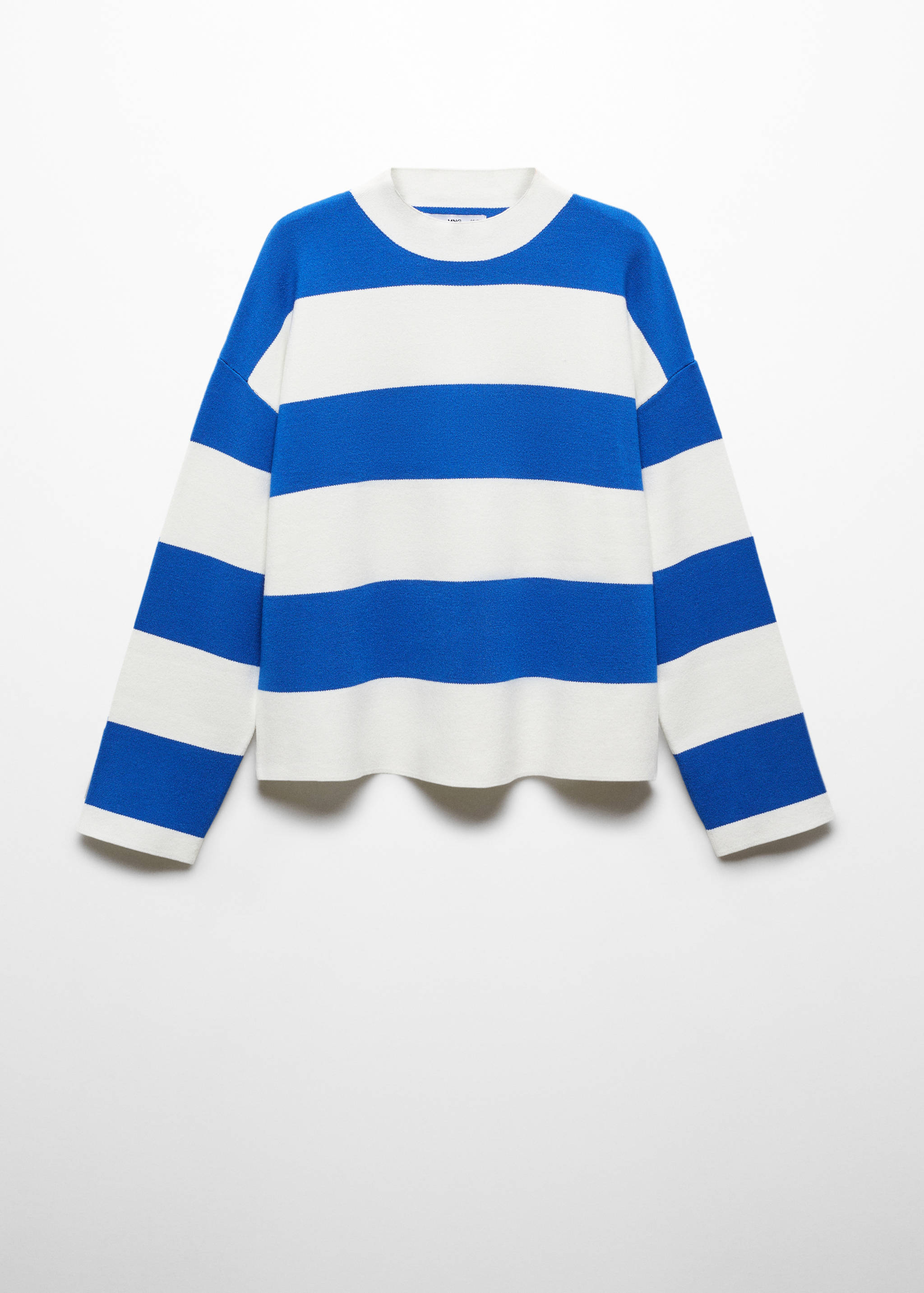 Knitted sweater with perkins neck - Article without model