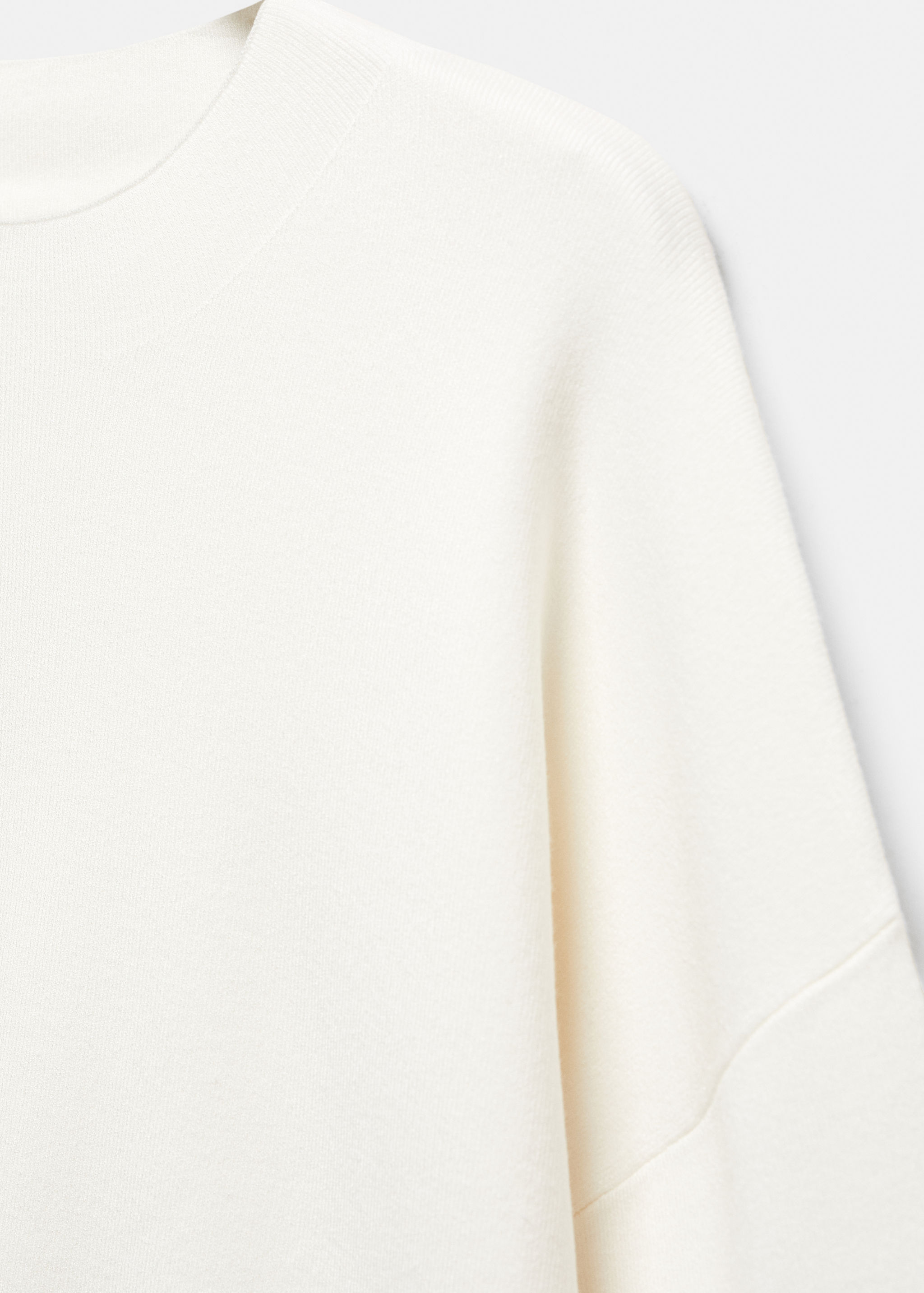 Knitted sweater with perkins neck - Details of the article 8
