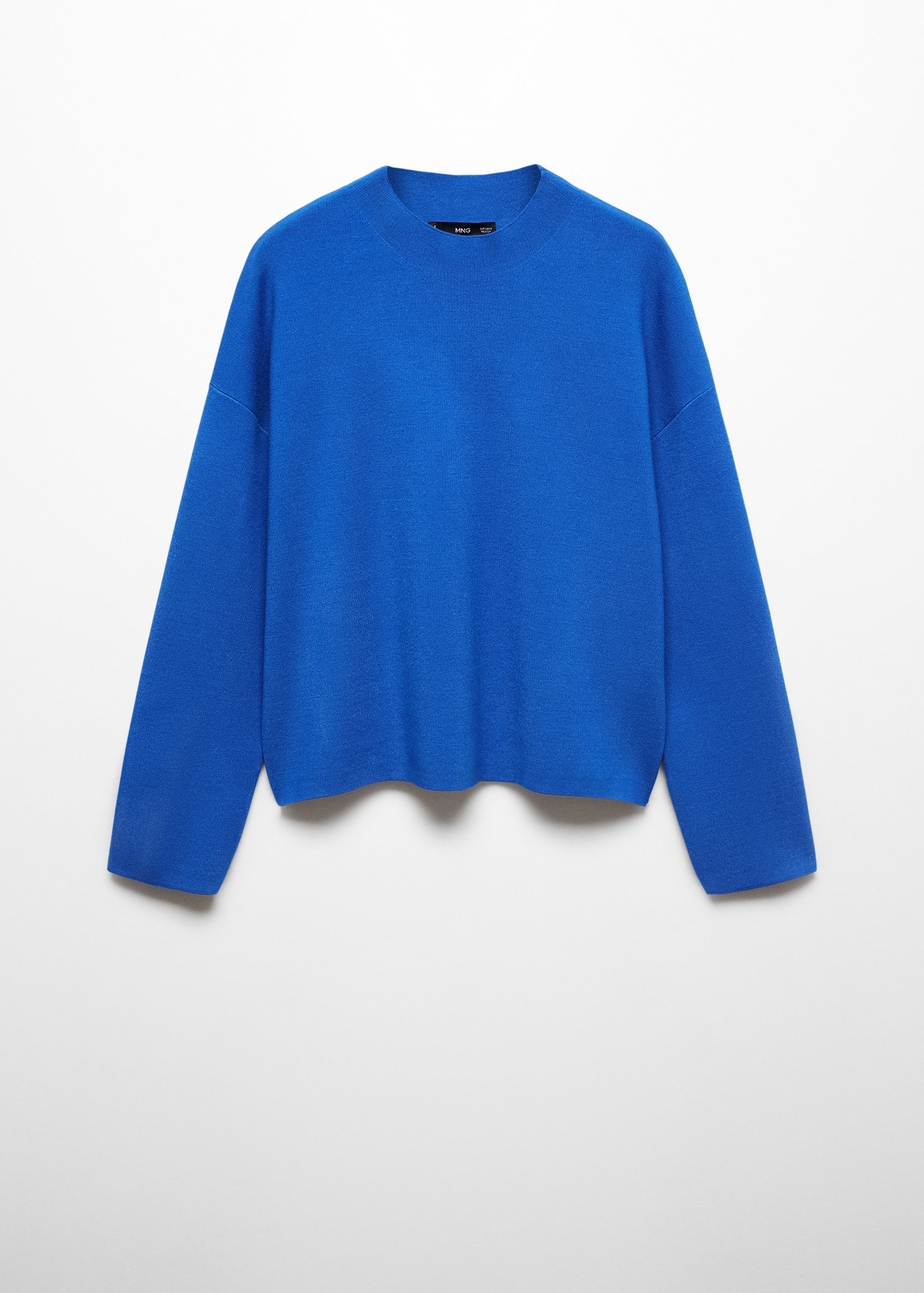 Knitted sweater with perkins neck - Article without model