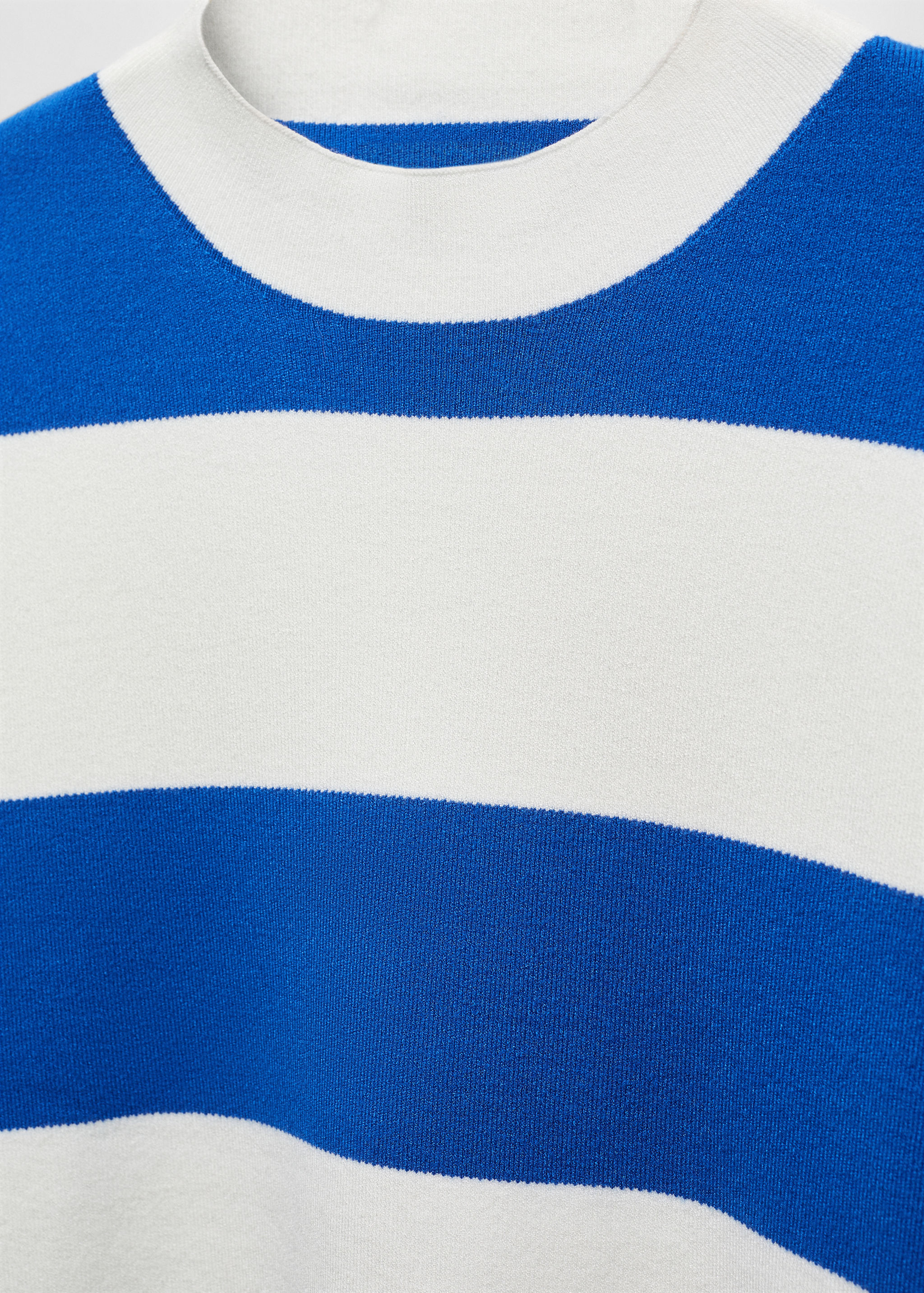 Knitted sweater with perkins neck - Details of the article 8