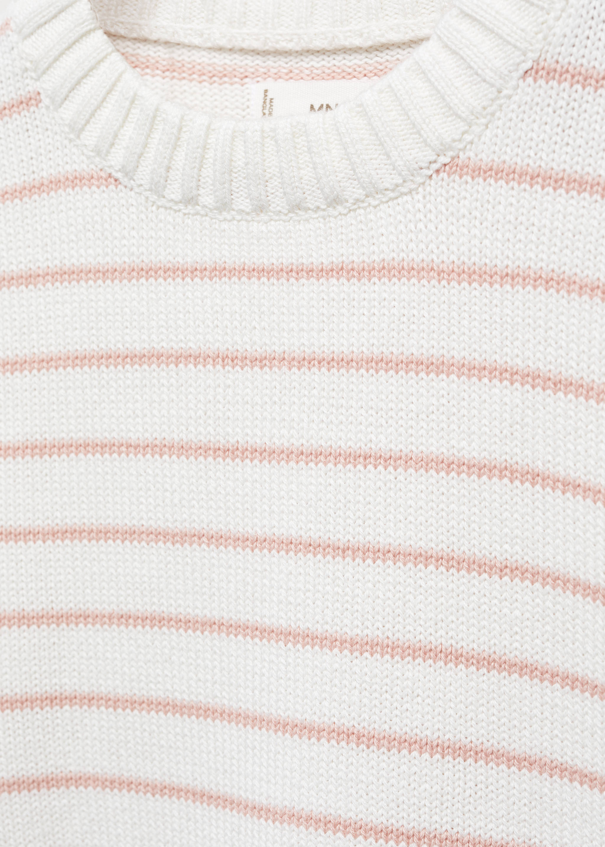 Striped cotton-blend sweater - Details of the article 8