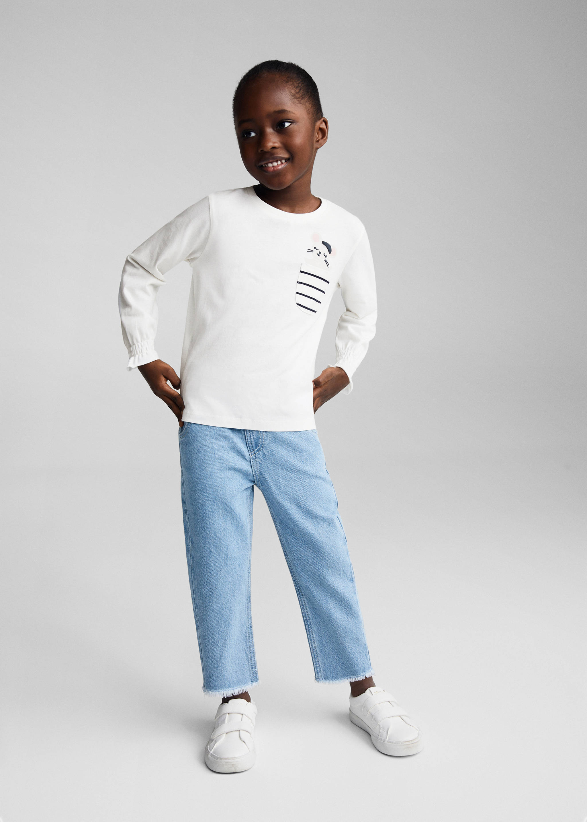 Printed long sleeve t-shirt - General plane