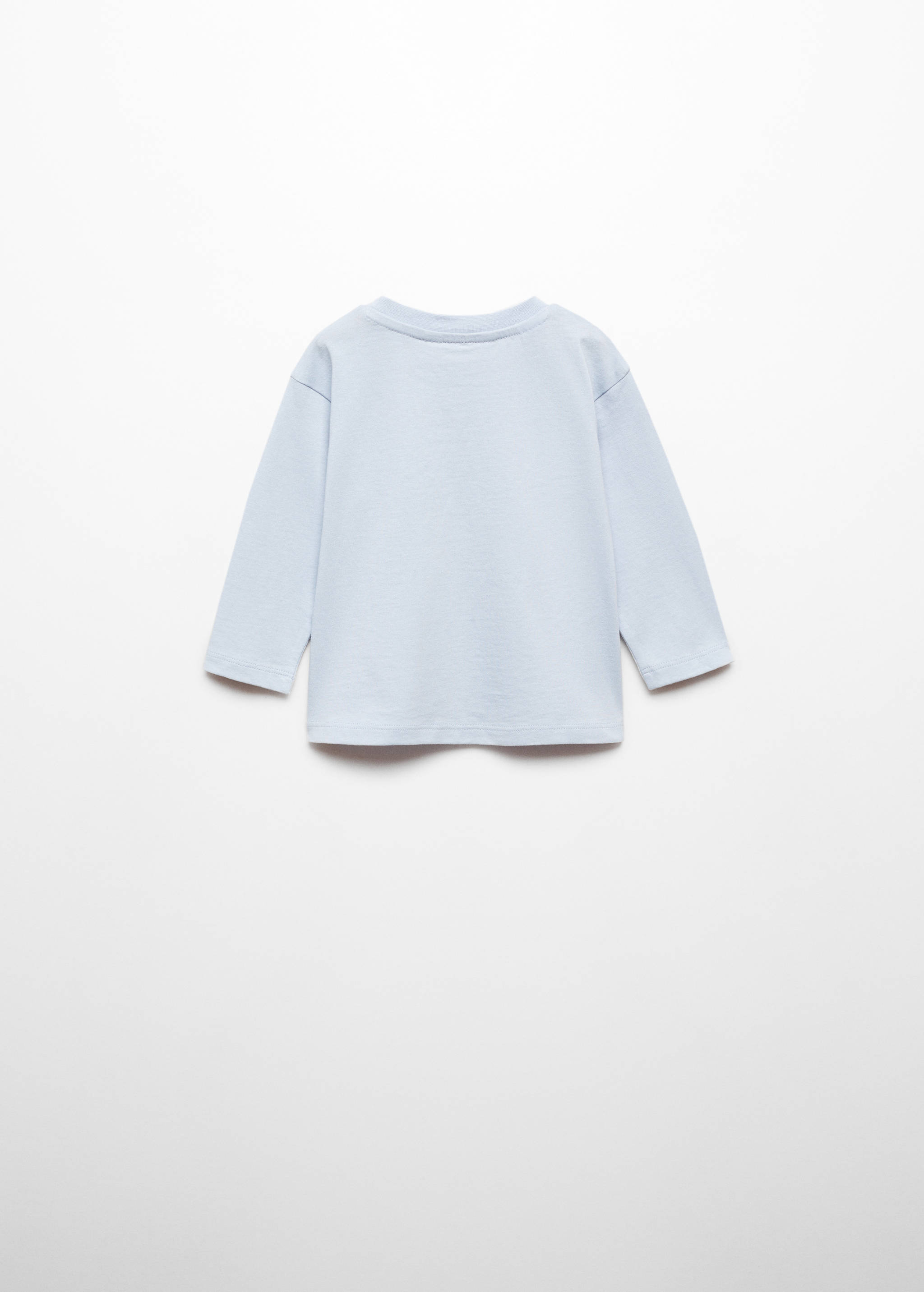 T-shirt manches longues imprimé - Verso de l’article