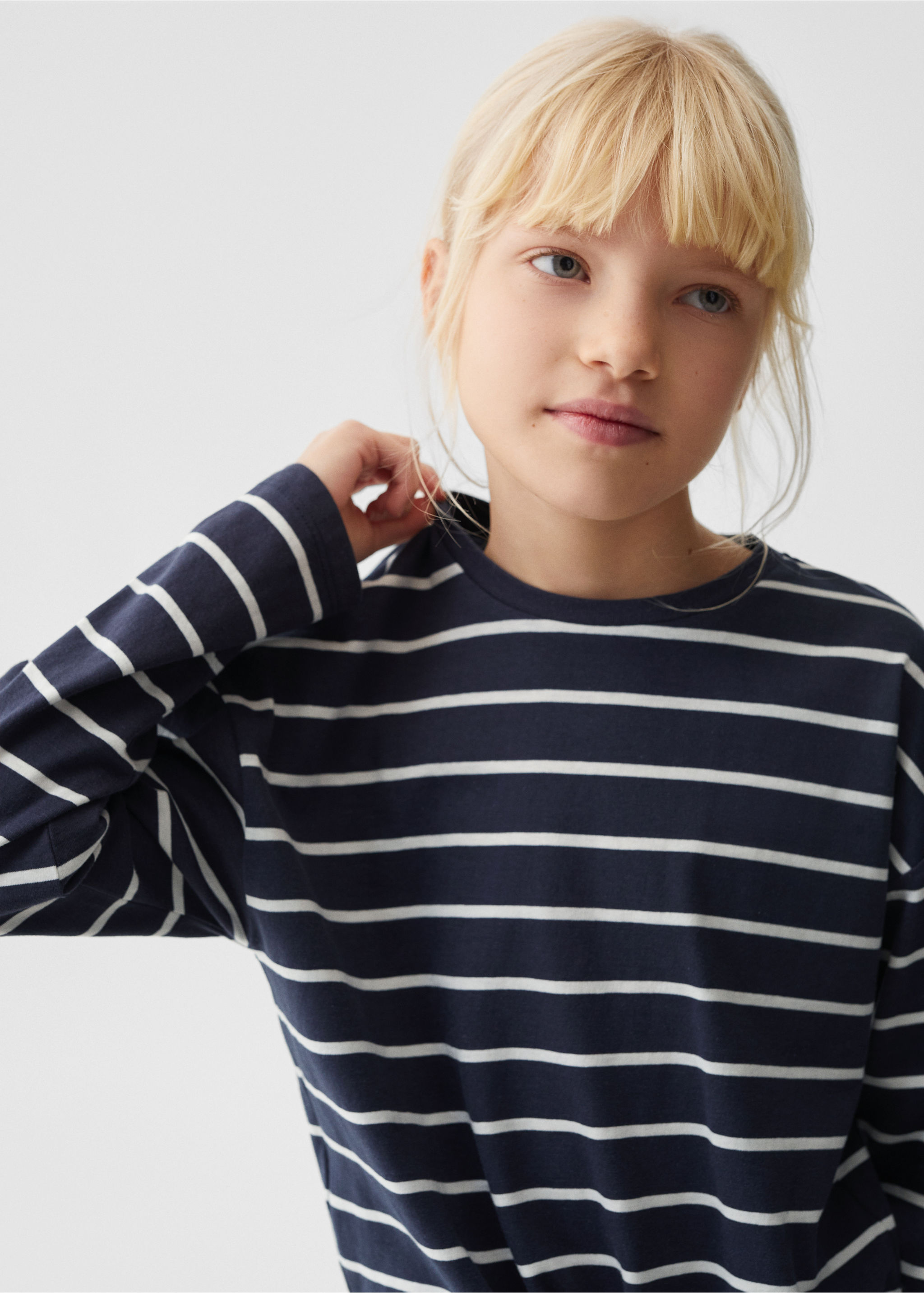 Knotted striped t-shirt - Details of the article 1