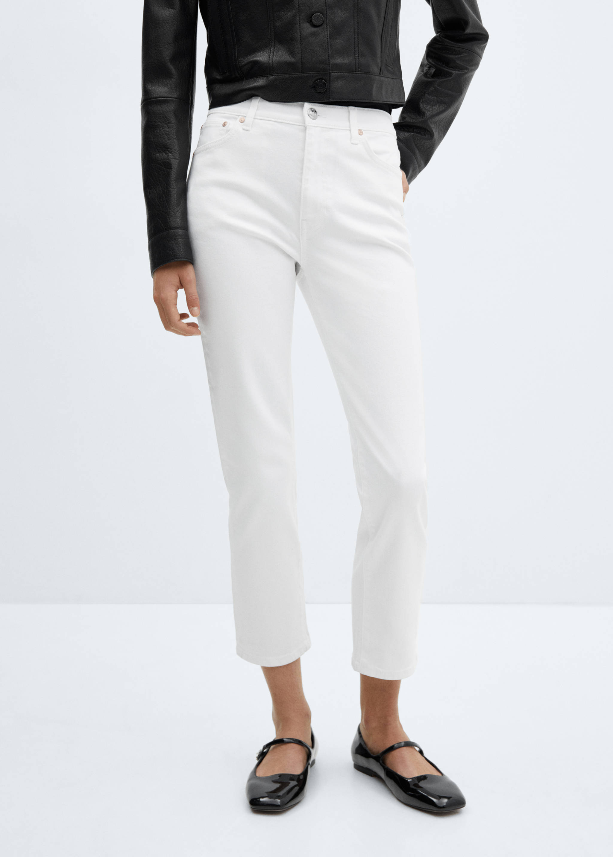 Jean Claudia slim crop - Plan moyen