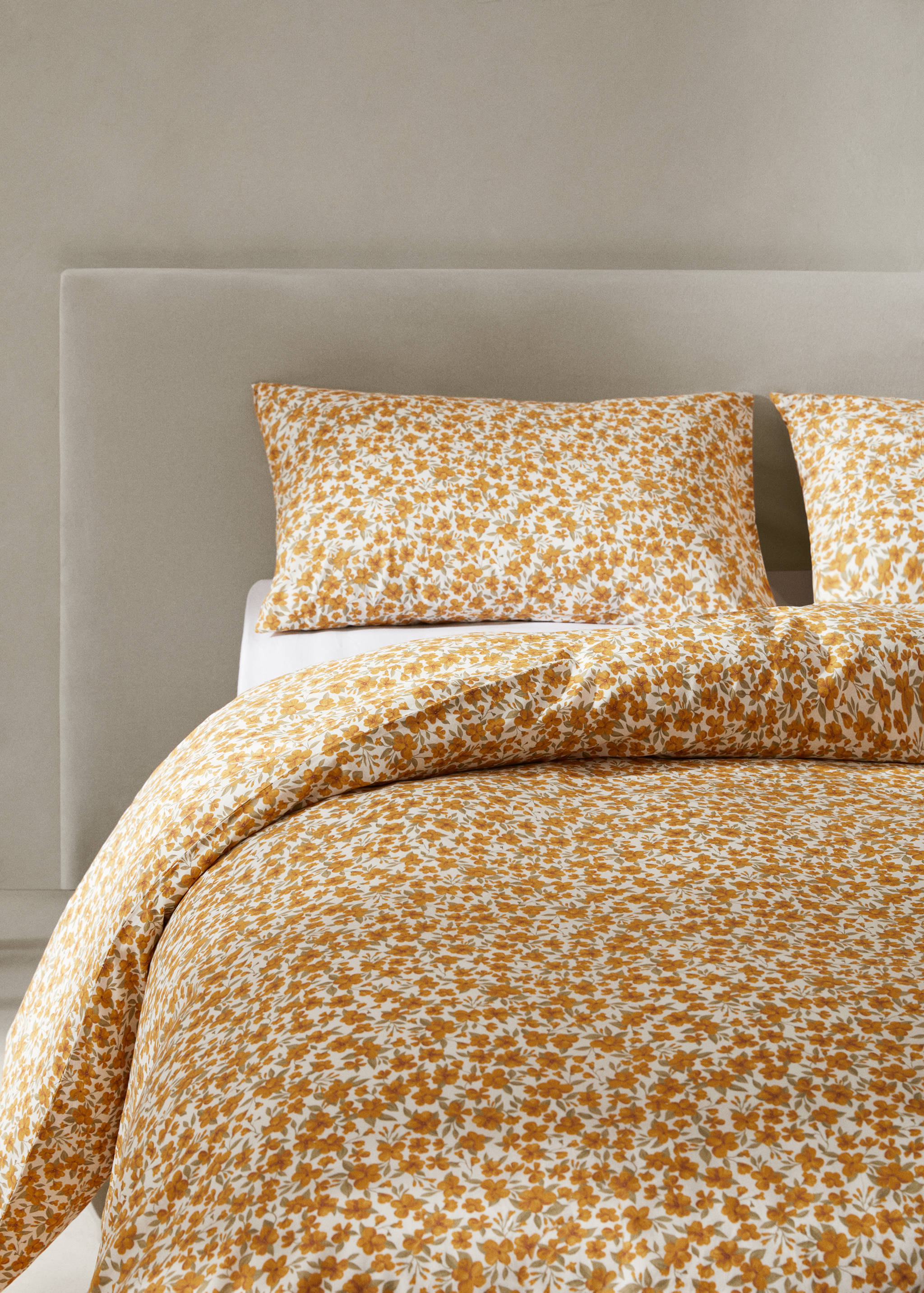 Multi-flower duvet cover Queen bed - Details of the article 7