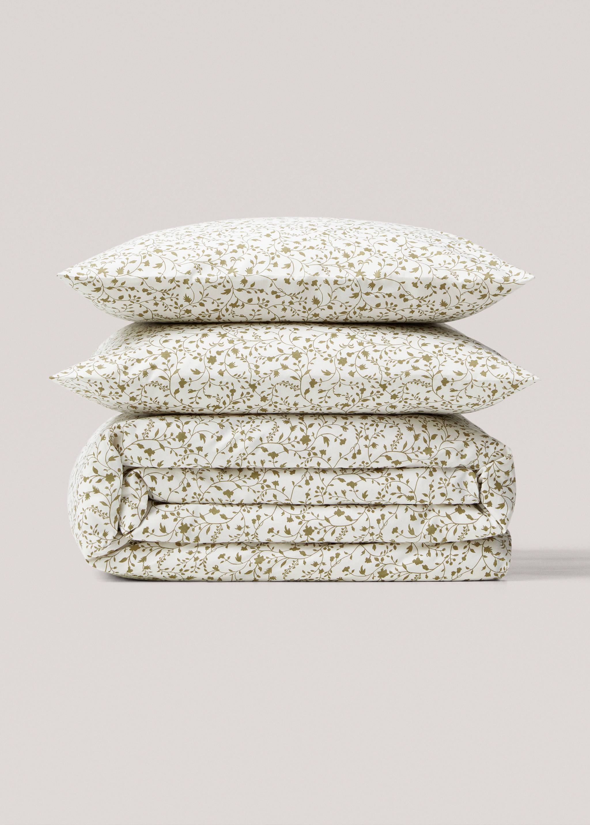 Micro-flower duvet cover queen bed - Article without model