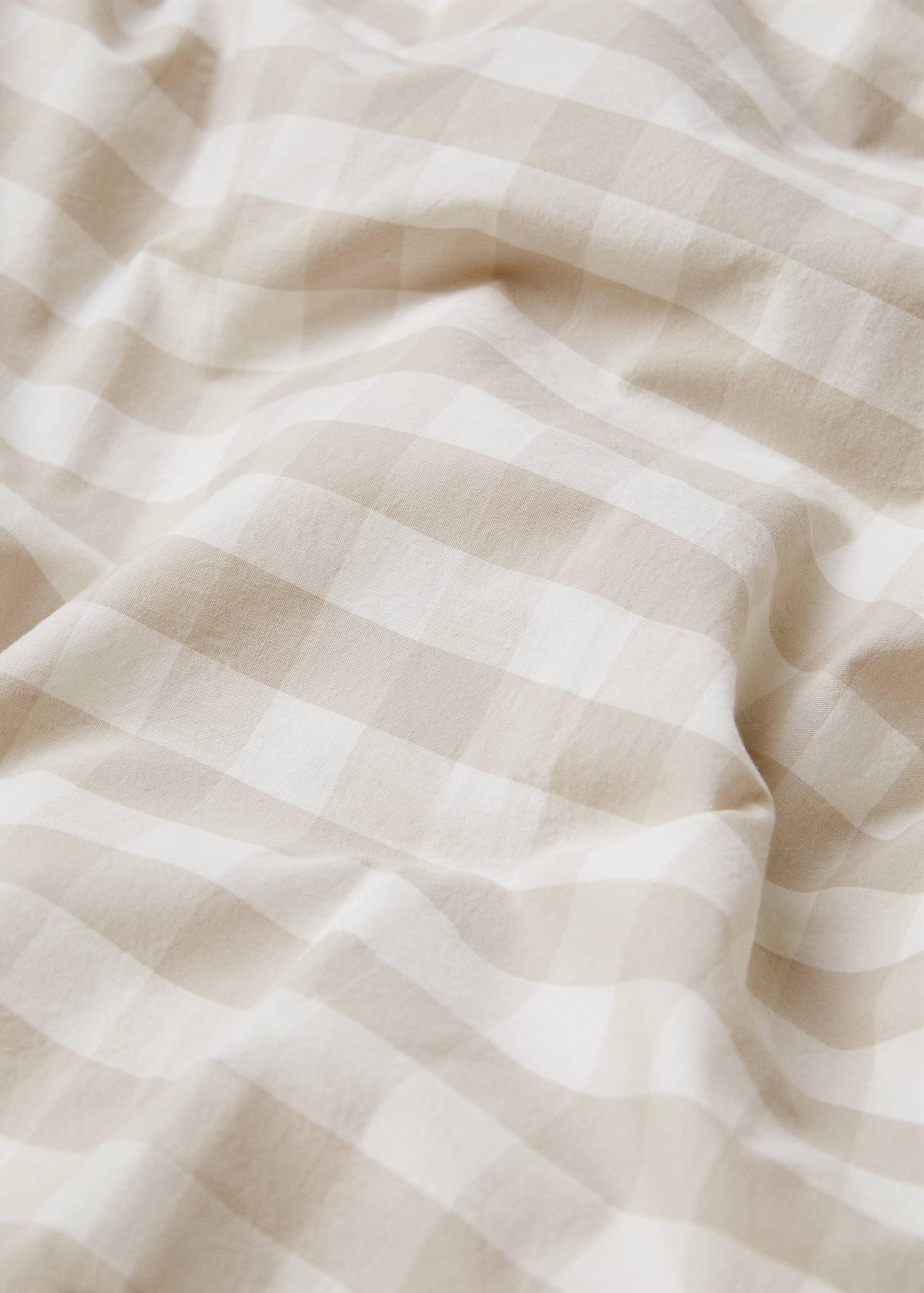 Housse de couette coton carreaux lit 135/140 cm - Détail de l'article 2