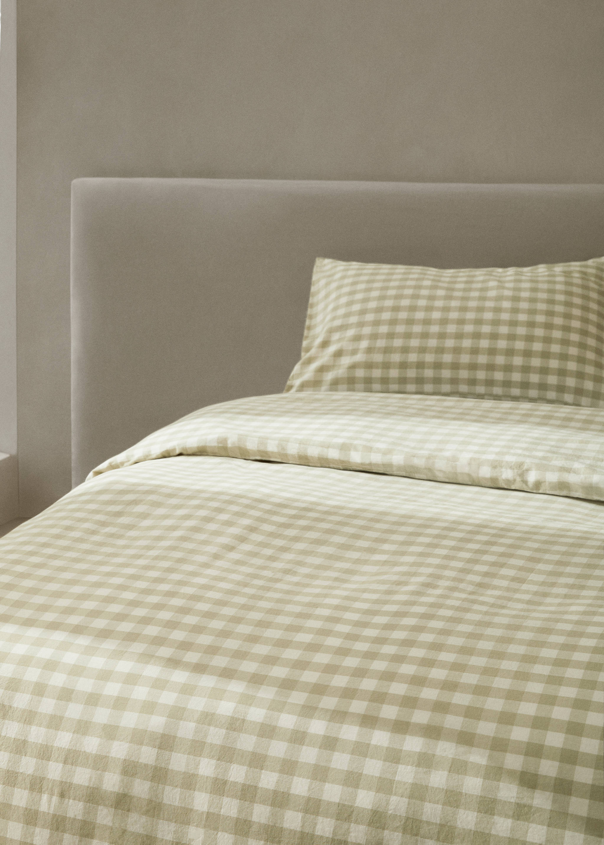 Housse de couette coton carreaux lit 135/140 cm - Détail de l'article 7