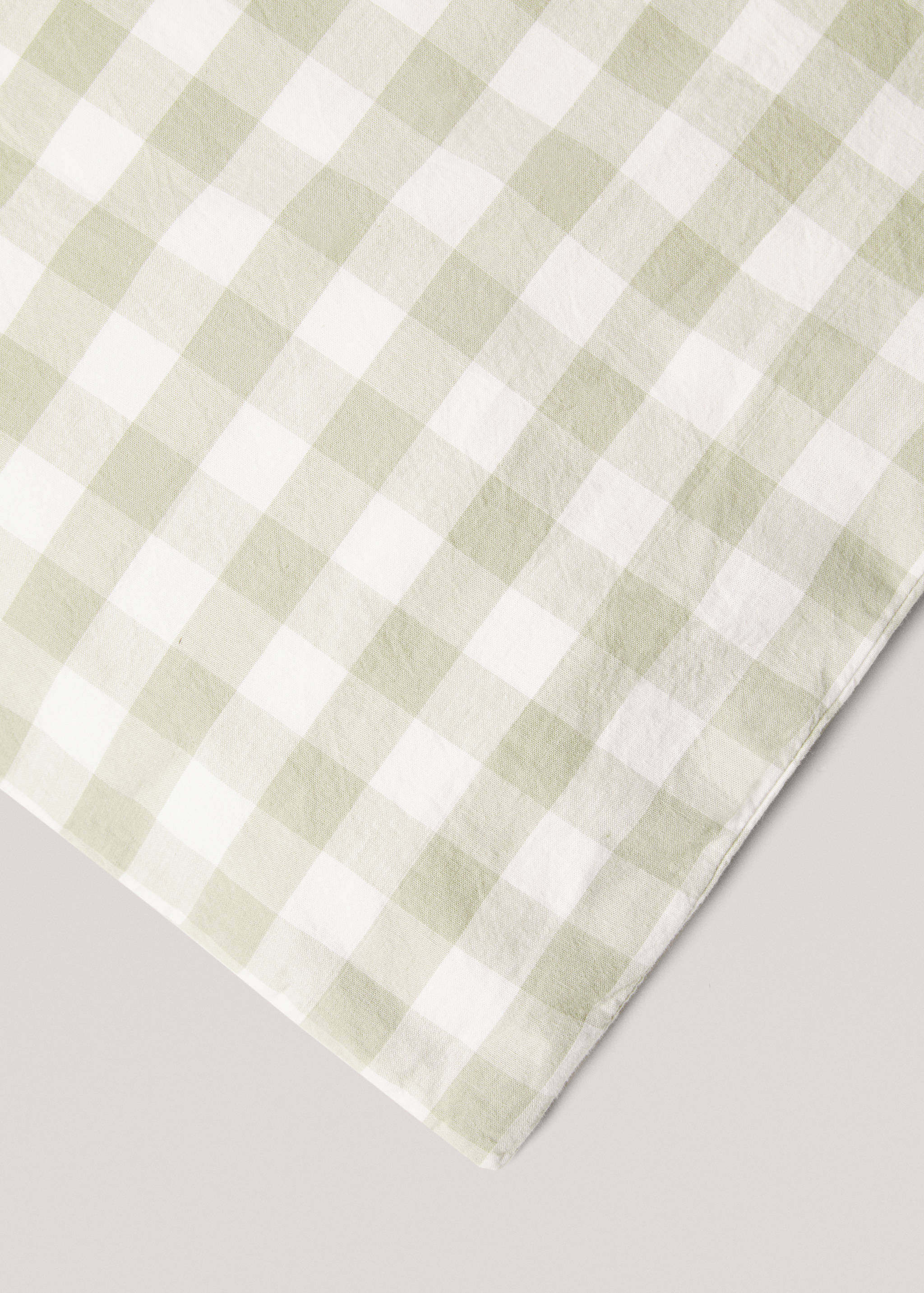 Housse de couette coton carreaux lit 135/140 cm - Détail de l'article 1