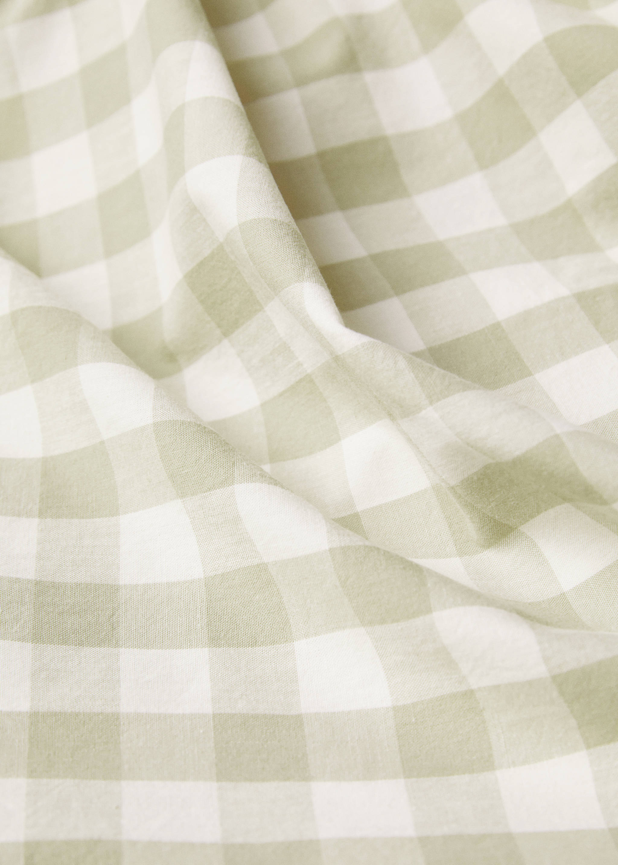 Housse de couette coton carreaux lit 135/140 cm - Détail de l'article 2