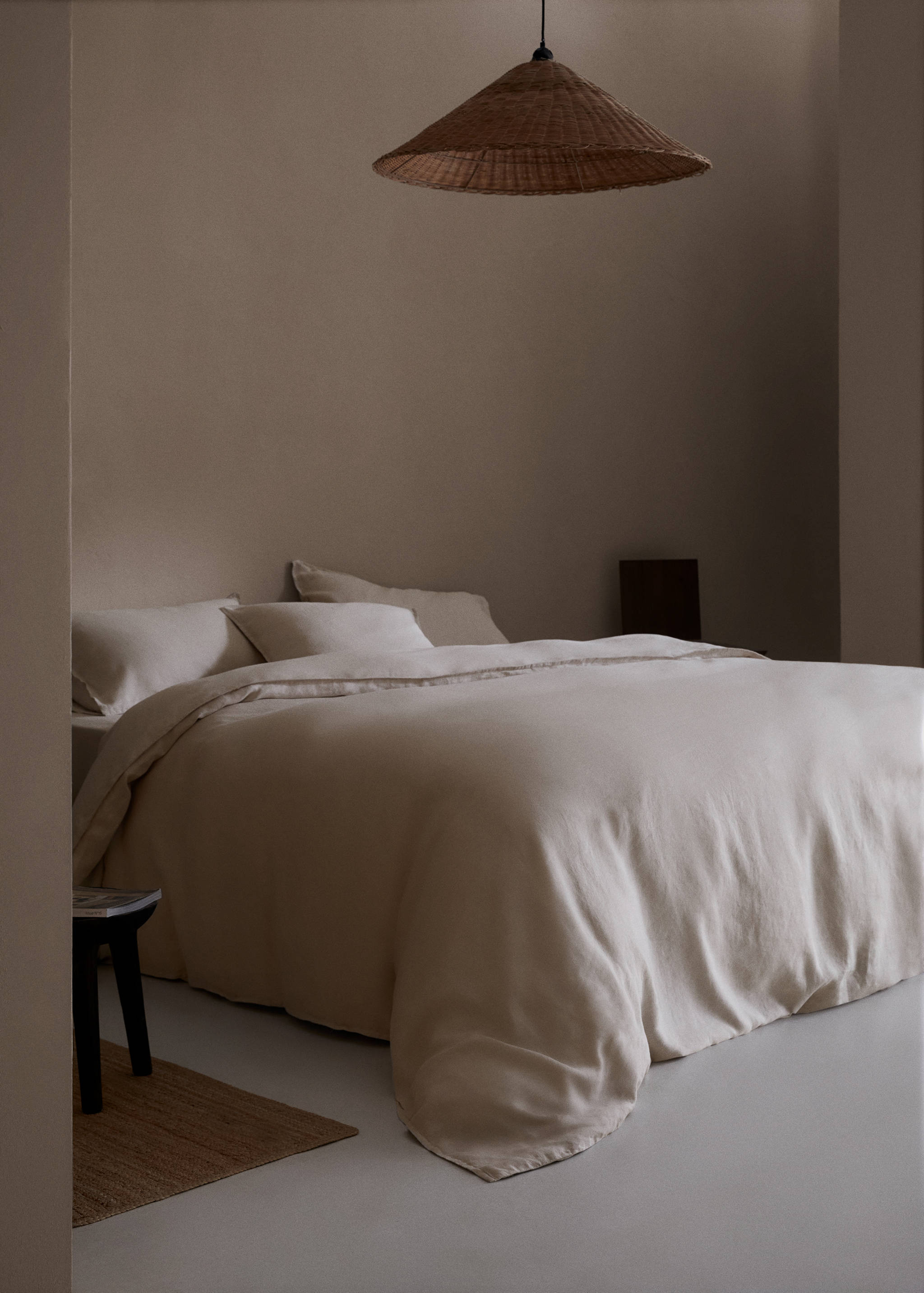 100% linen duvet cover large queen bed - General plane