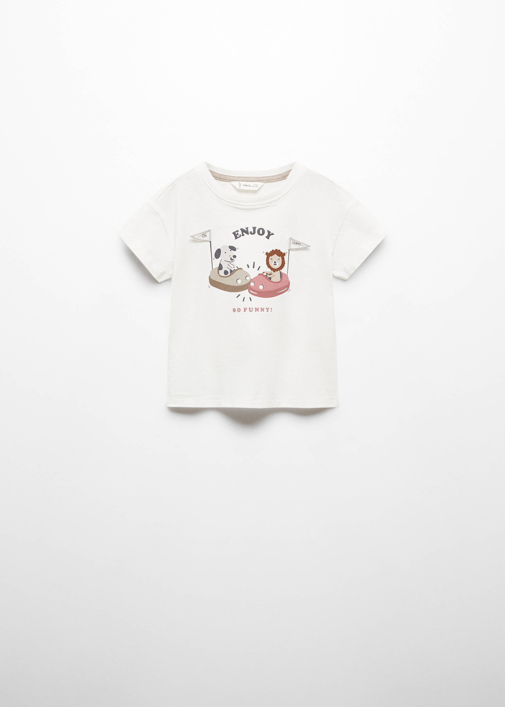 Bedrucktes Baumwoll-T-Shirt - Artikel ohne Model