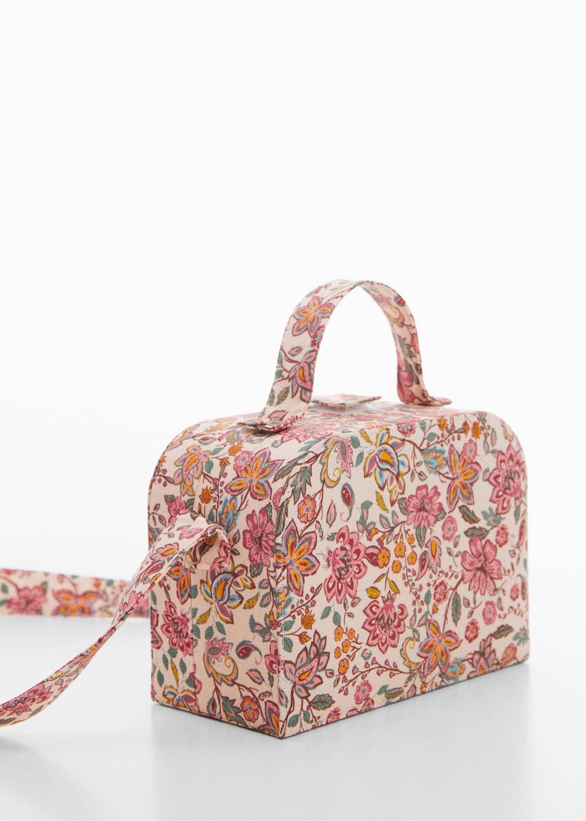 Floral print bag - Medium plane, Strawberry. Ref: 67004488-00.