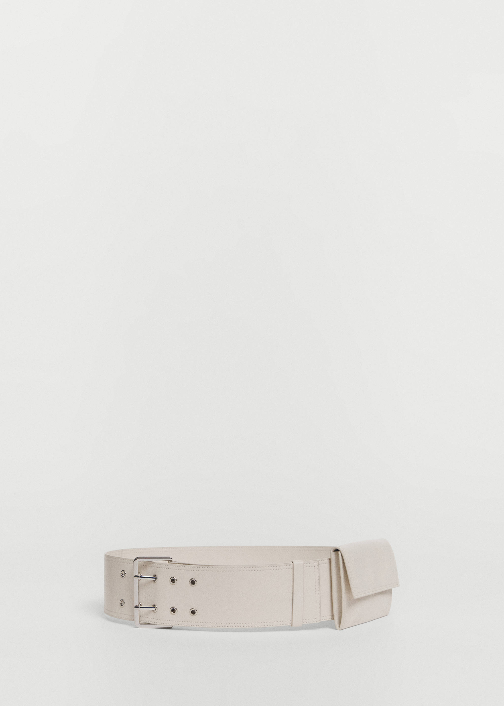 Belted leather money belt - Article without model
