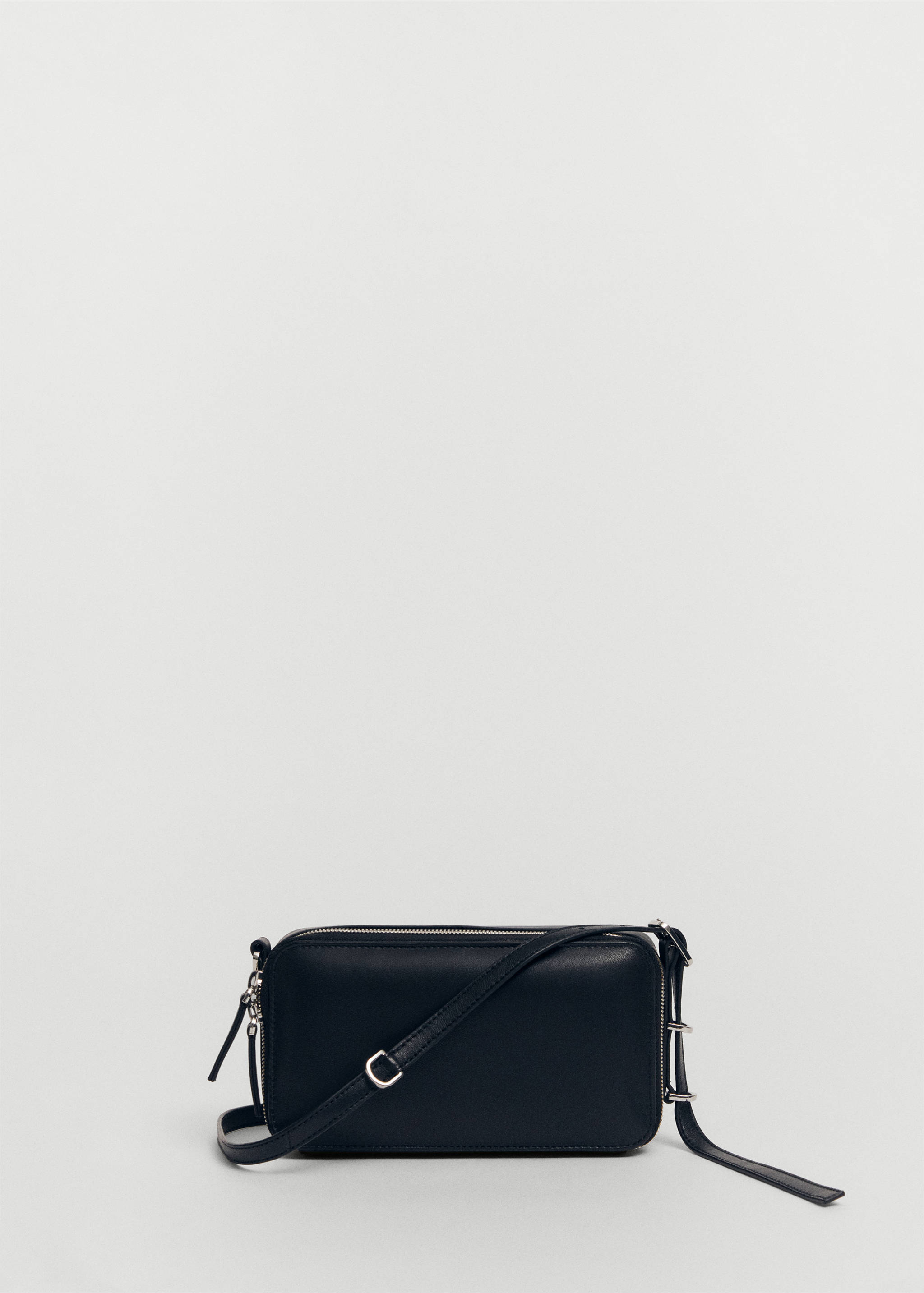 Rectangular leather handbag - Article without model, Black. Ref: 67004493-00.