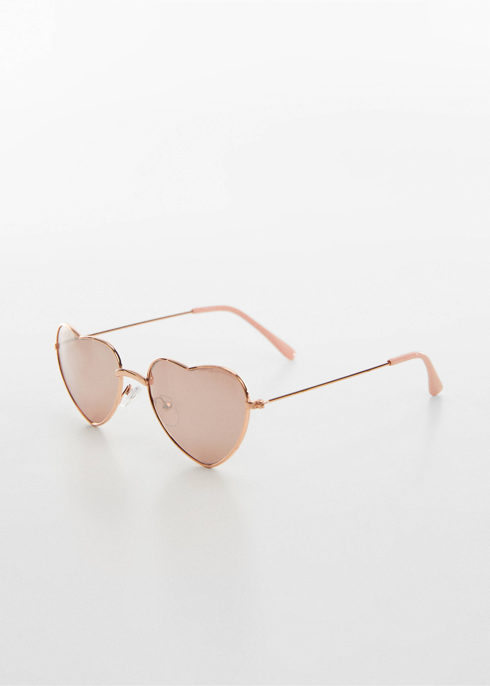 Heart-shape sunglasses - Medium plane, Gold. Ref: 67004776-00.