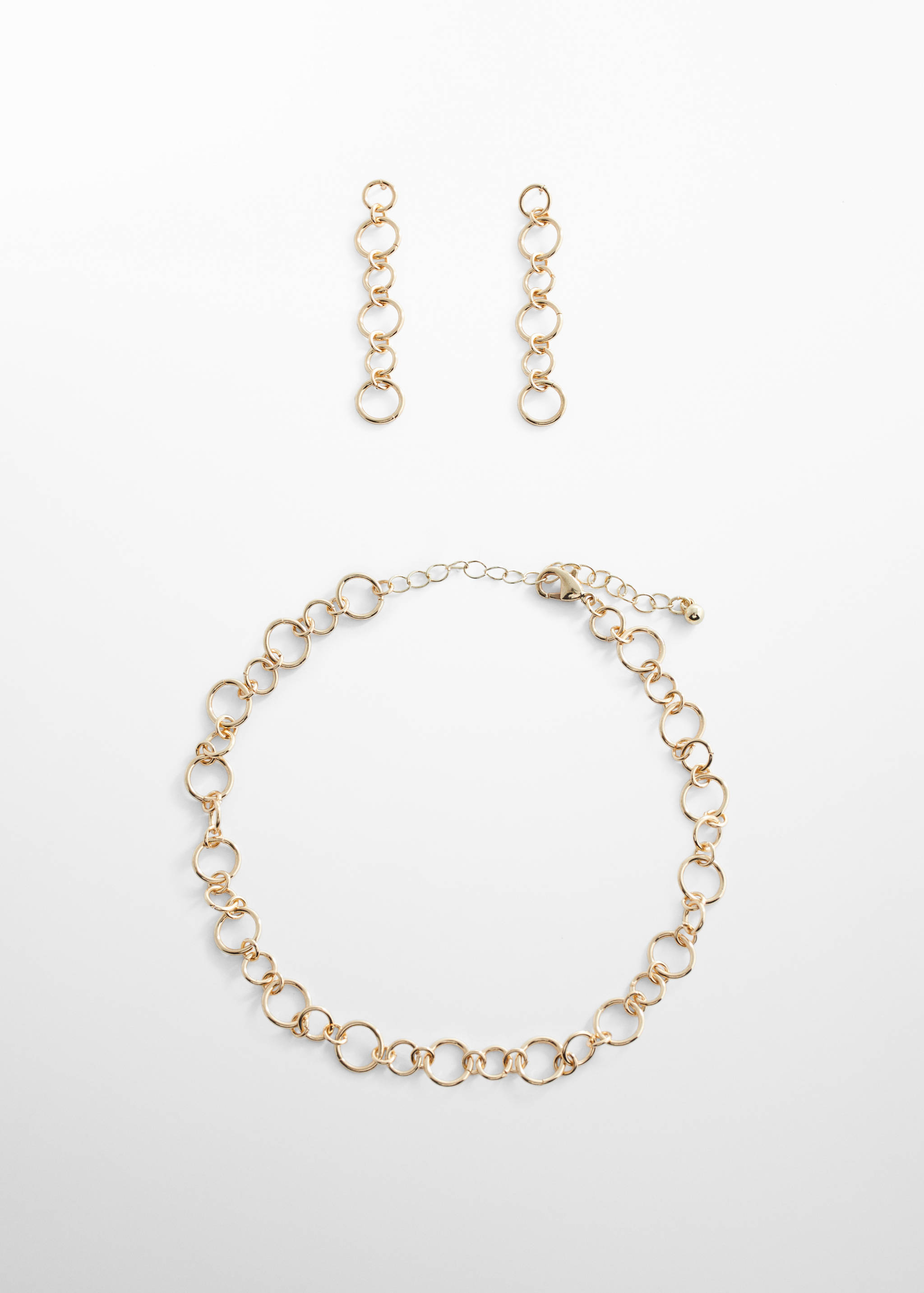 Collier anneaux combinés - Article sans modèle