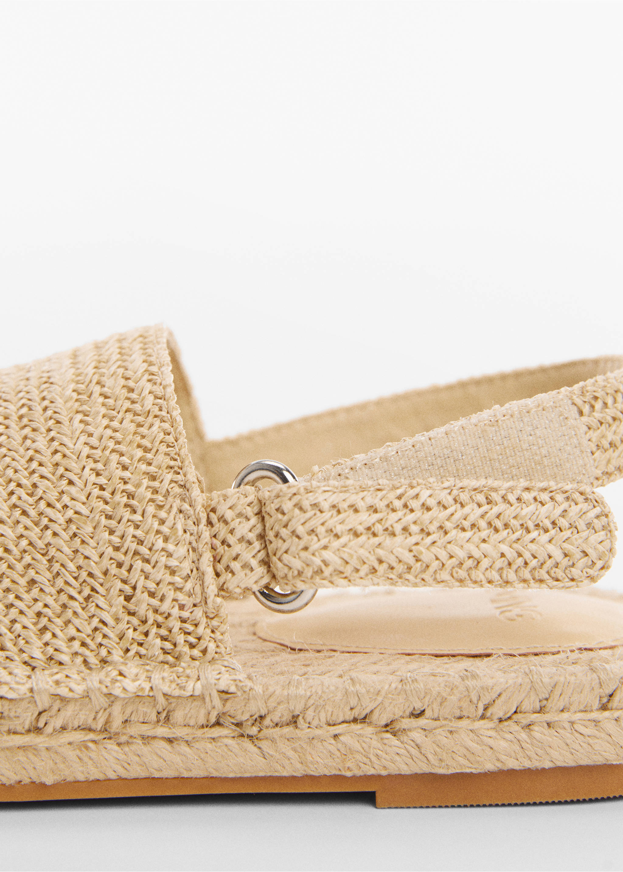 Velcro strap sandal - Details of the article 2, Beige. Ref: 67005151-00.