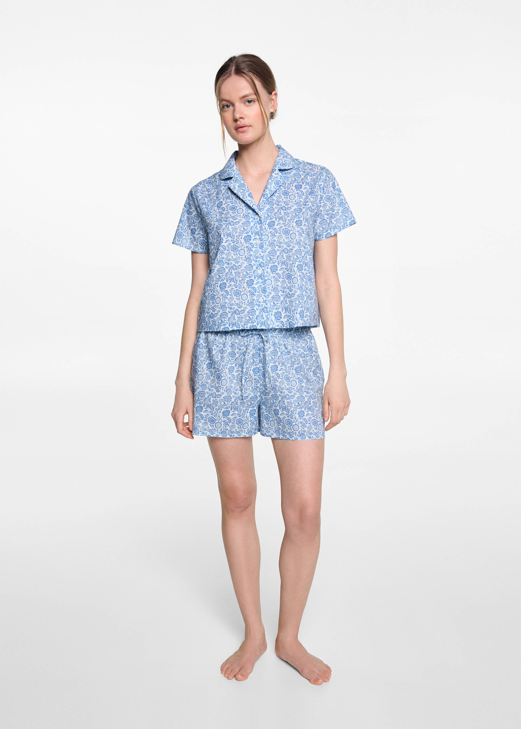 Printed short pyjamas - General plane