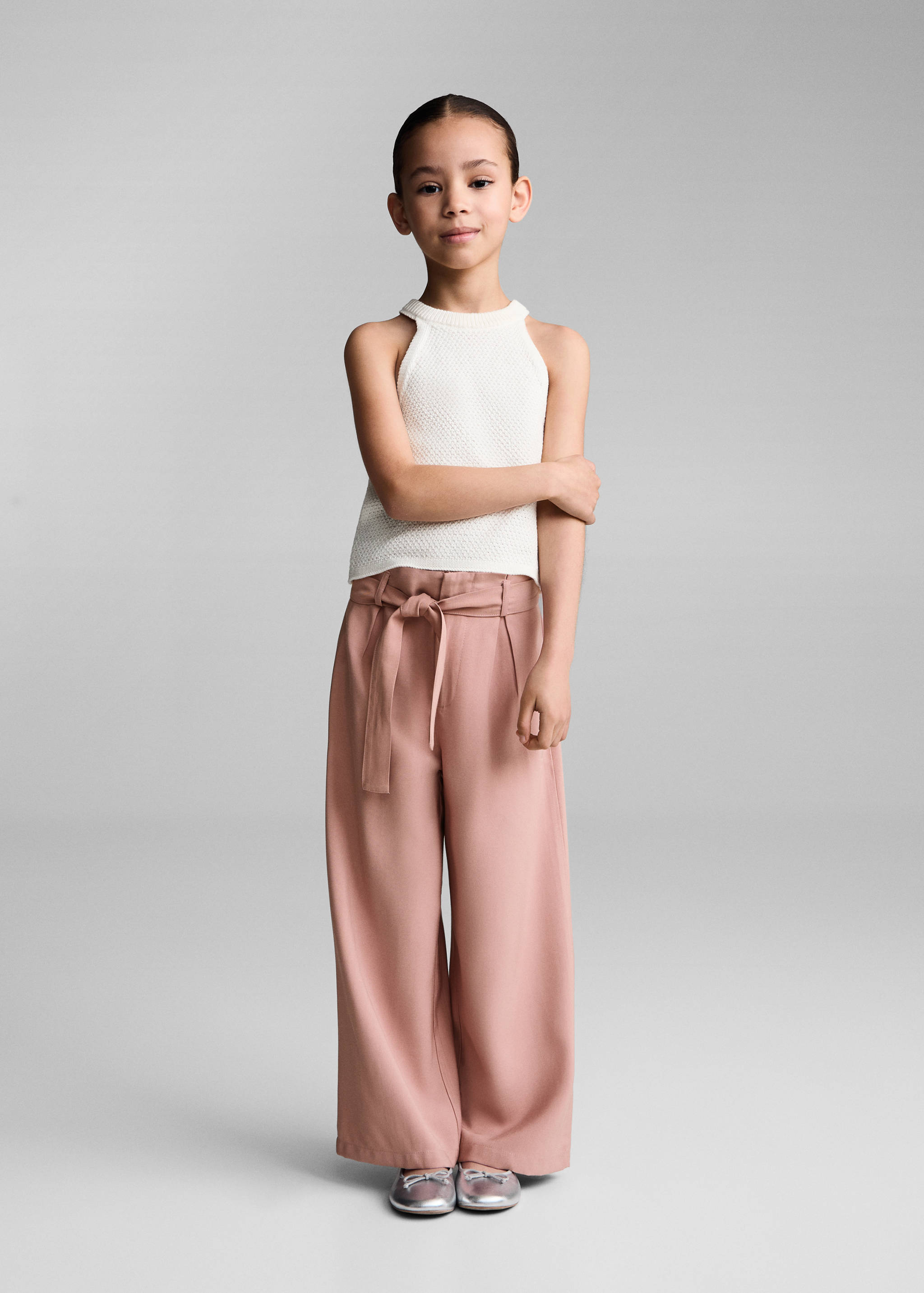 Pantalon à pinces ceinture - Plan général