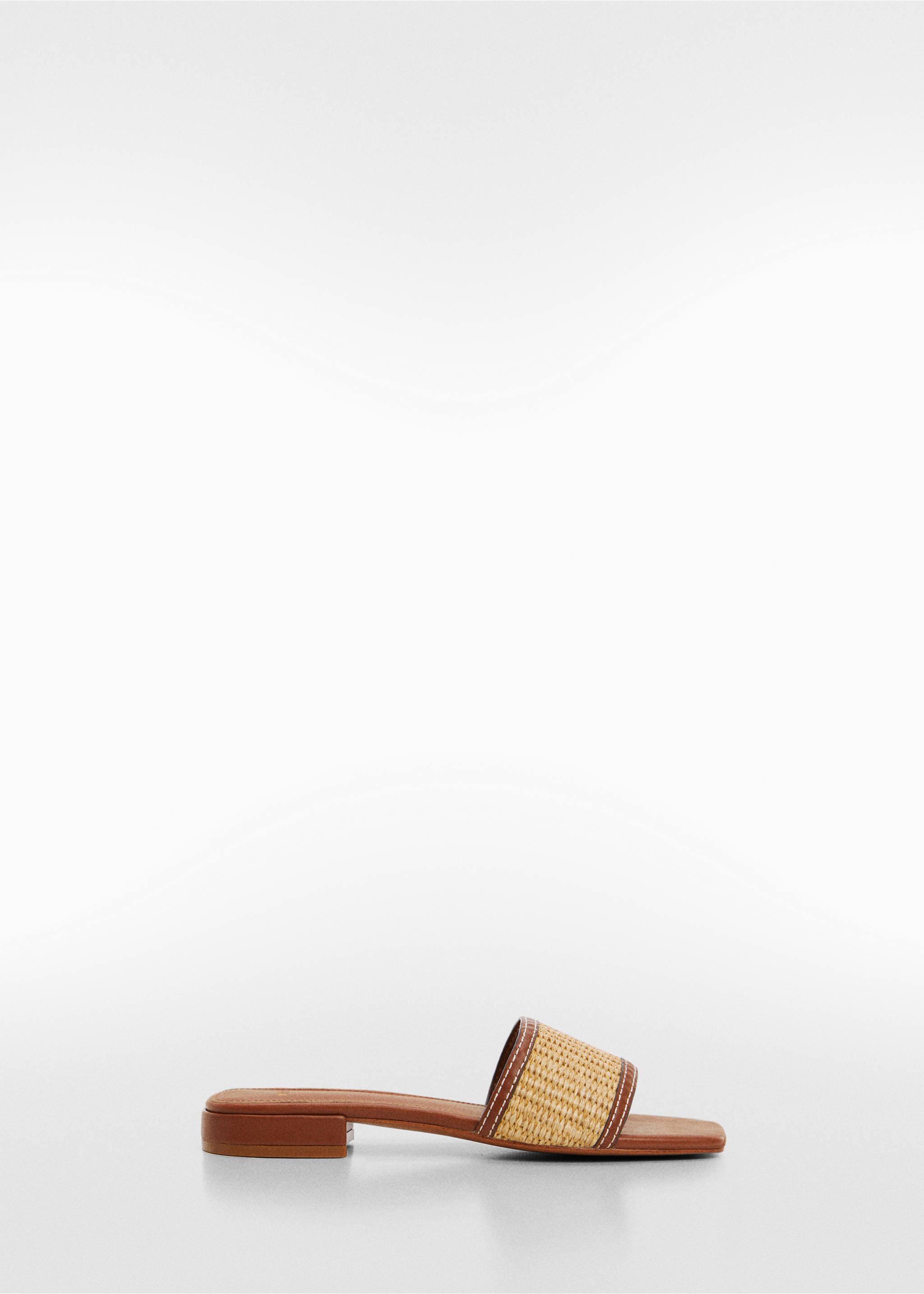 Raffia strap sandal - Article without model, Leather. Ref: 67005737-00.