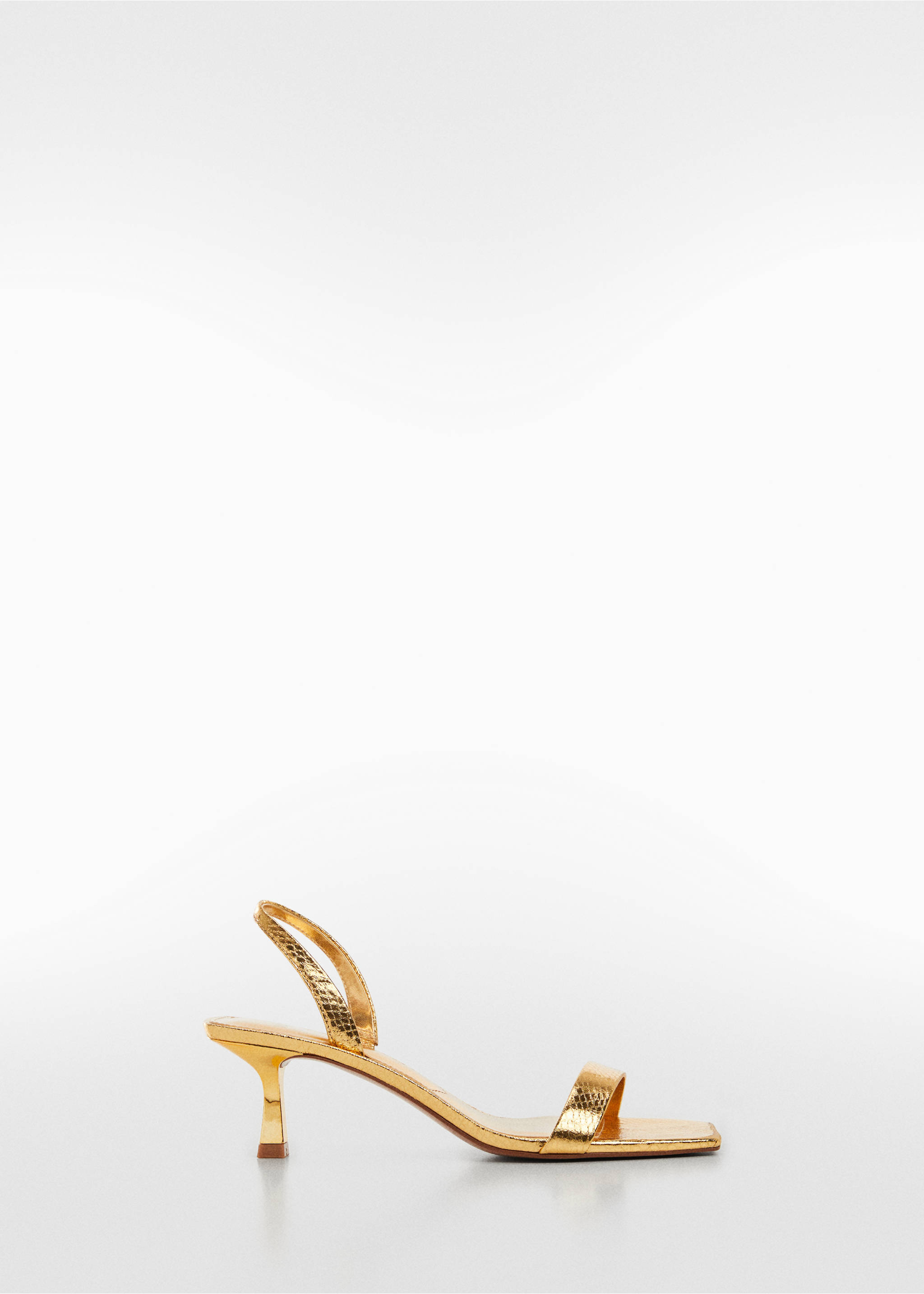 Metallic snake sandals - Article without model, Gold. Ref: 67005738-00.
