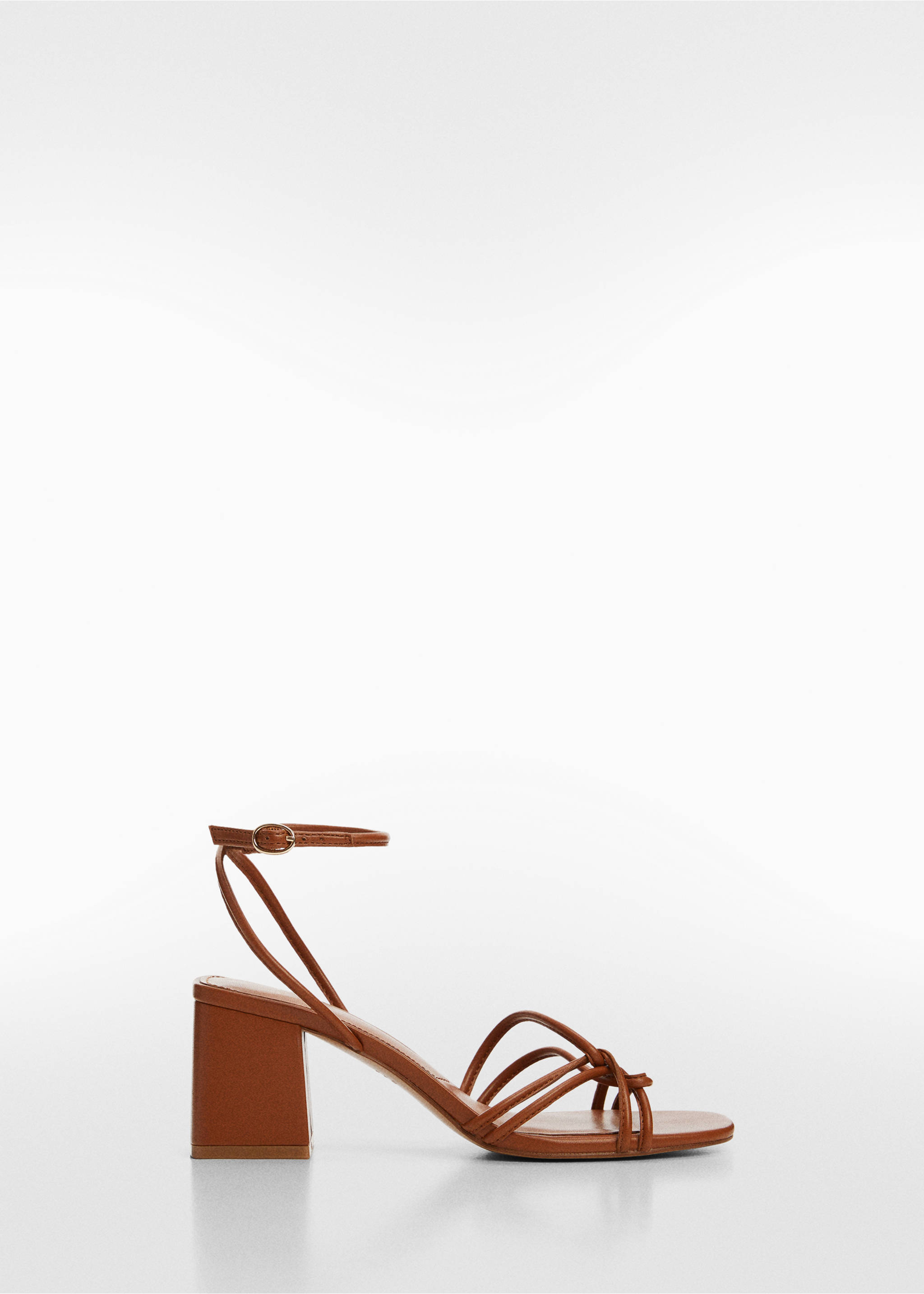 Strappy heeled sandals - Article without model, Leather. Ref: 67005740-00.