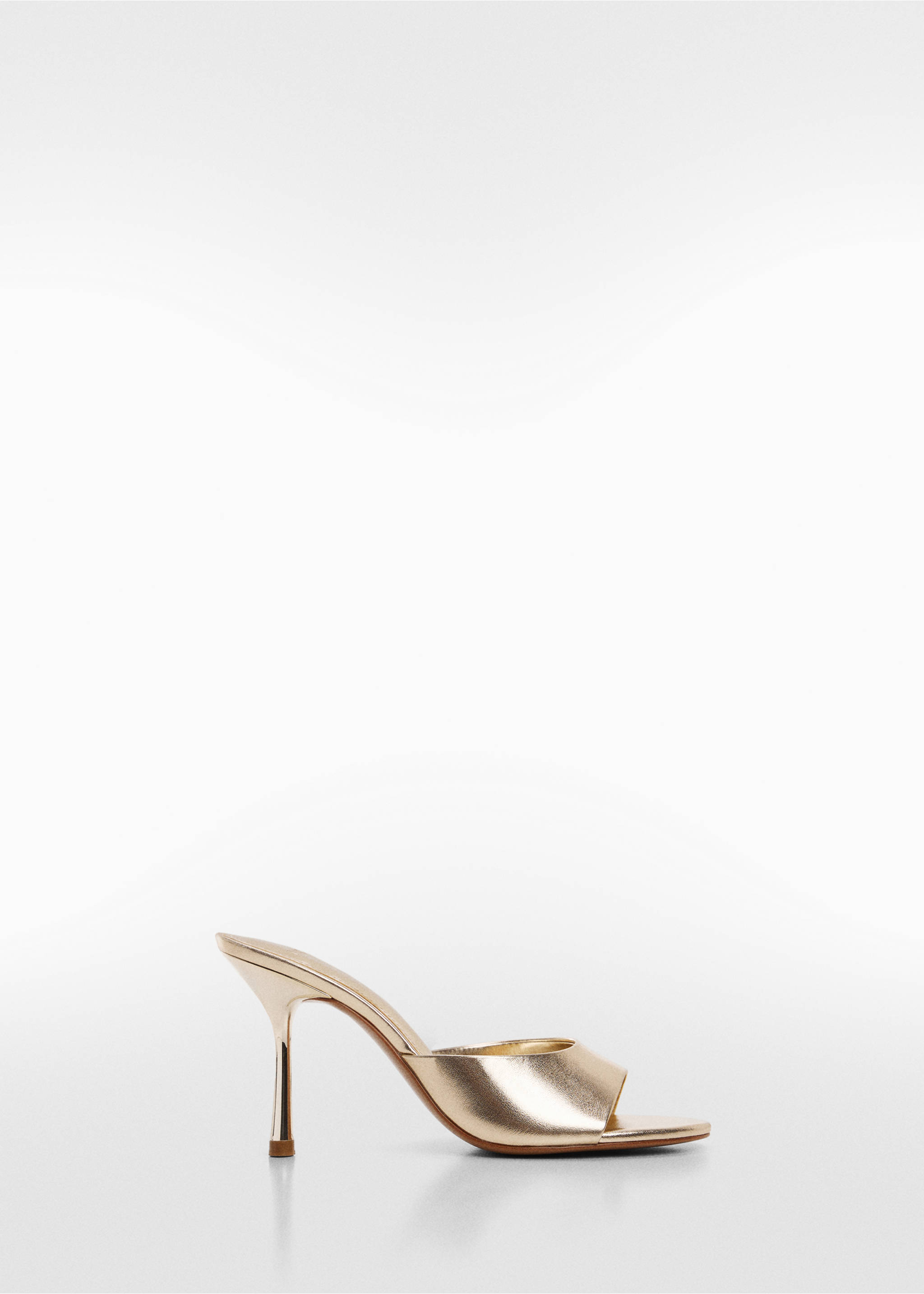 Heel non-structured sandals - Article without model, Gold. Ref: 67005741-00.