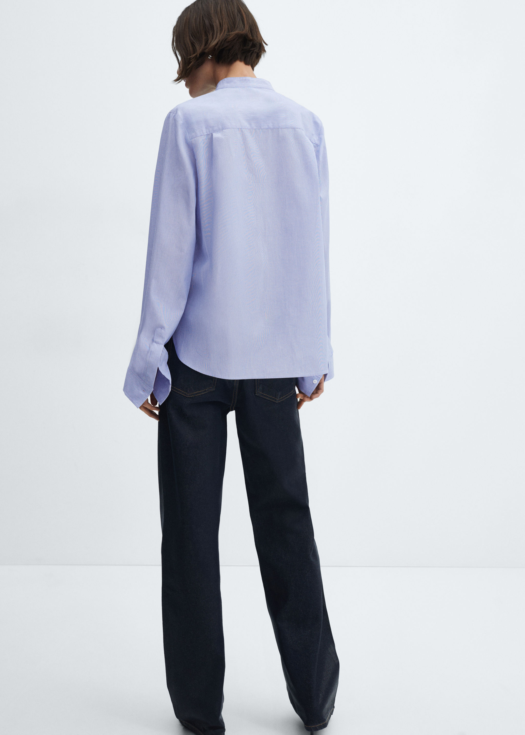 Camisa cotó botons - Revers de l'article