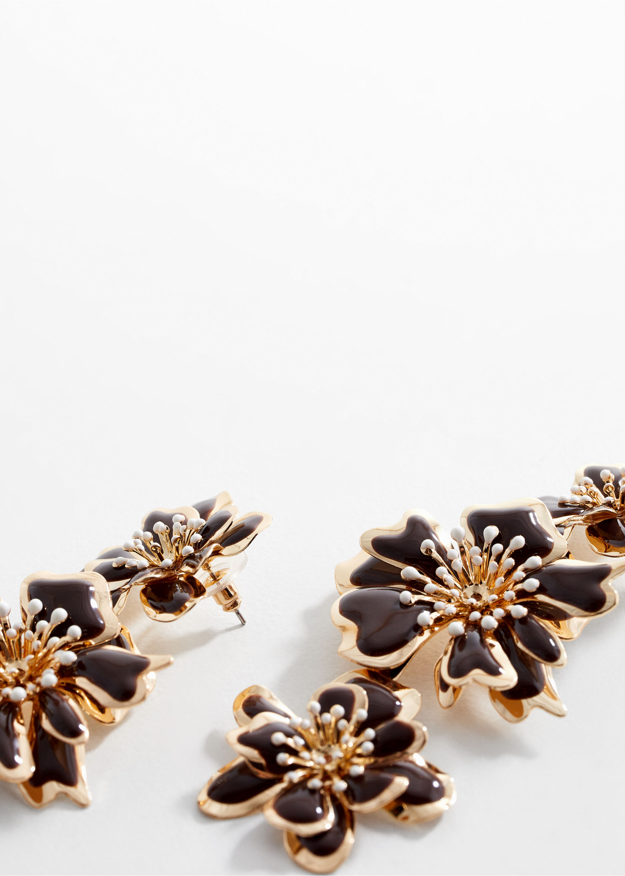 Ohrhänger mit Blumen - Detail des Artikels 1
