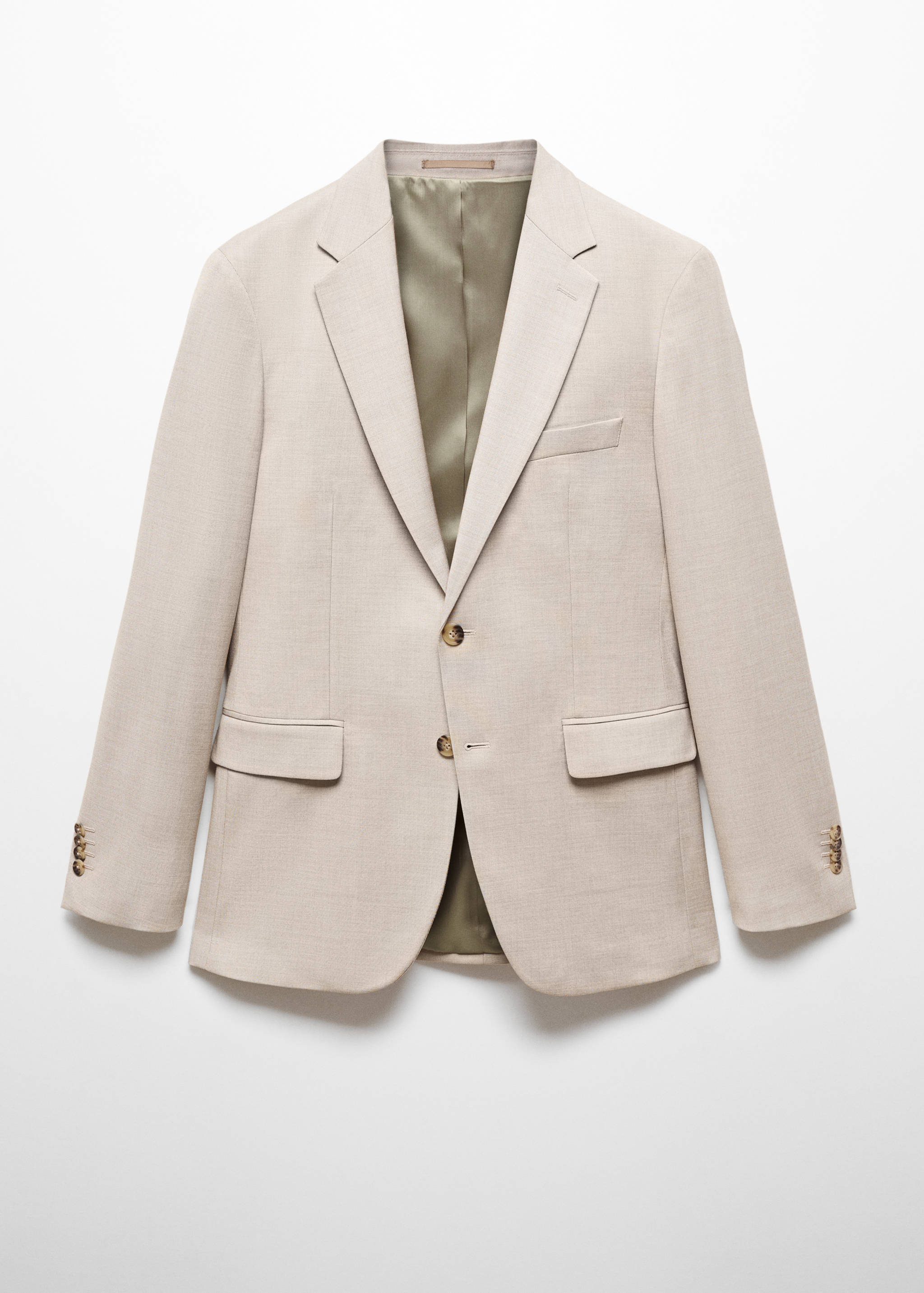 Stretch-fabric slim-fit suit blazer - Article without model