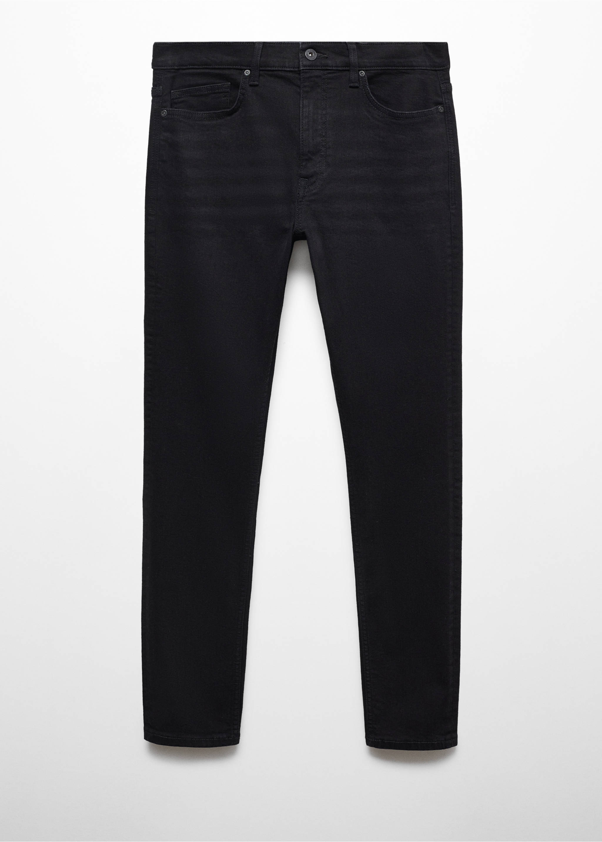 Skinny-fit jeans - Article without model, Black denim. Ref: 67005991-00.
